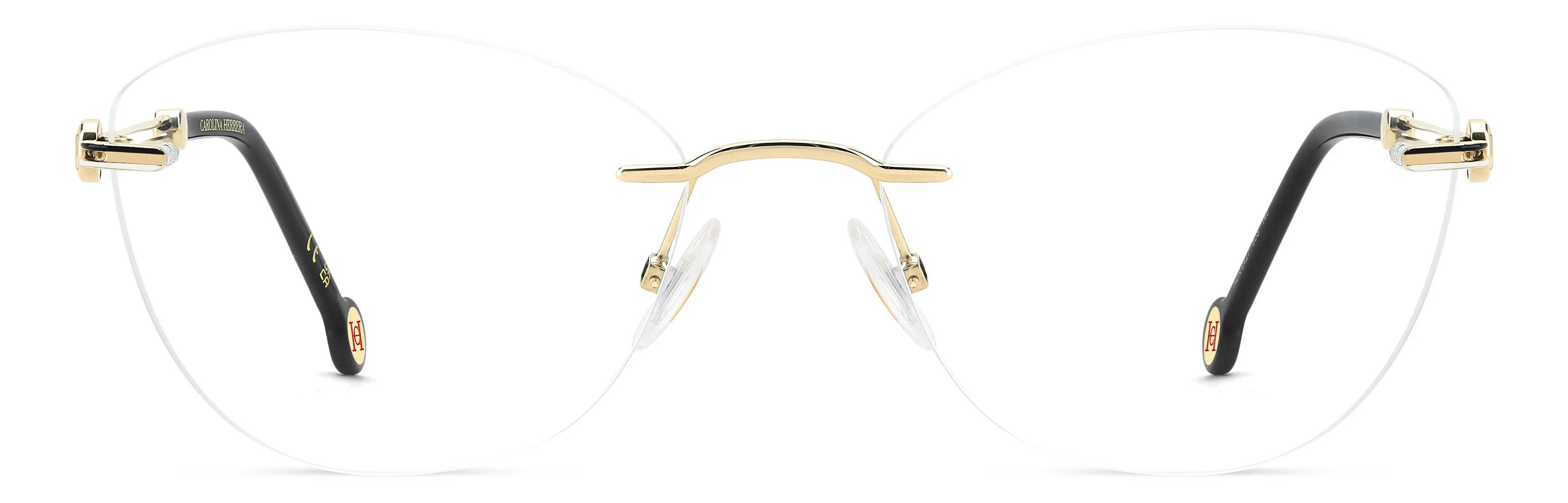Carolina Herrera HER 0427 80S Montature da vista Metallo Nero Cat Eye Normale - immagine 2