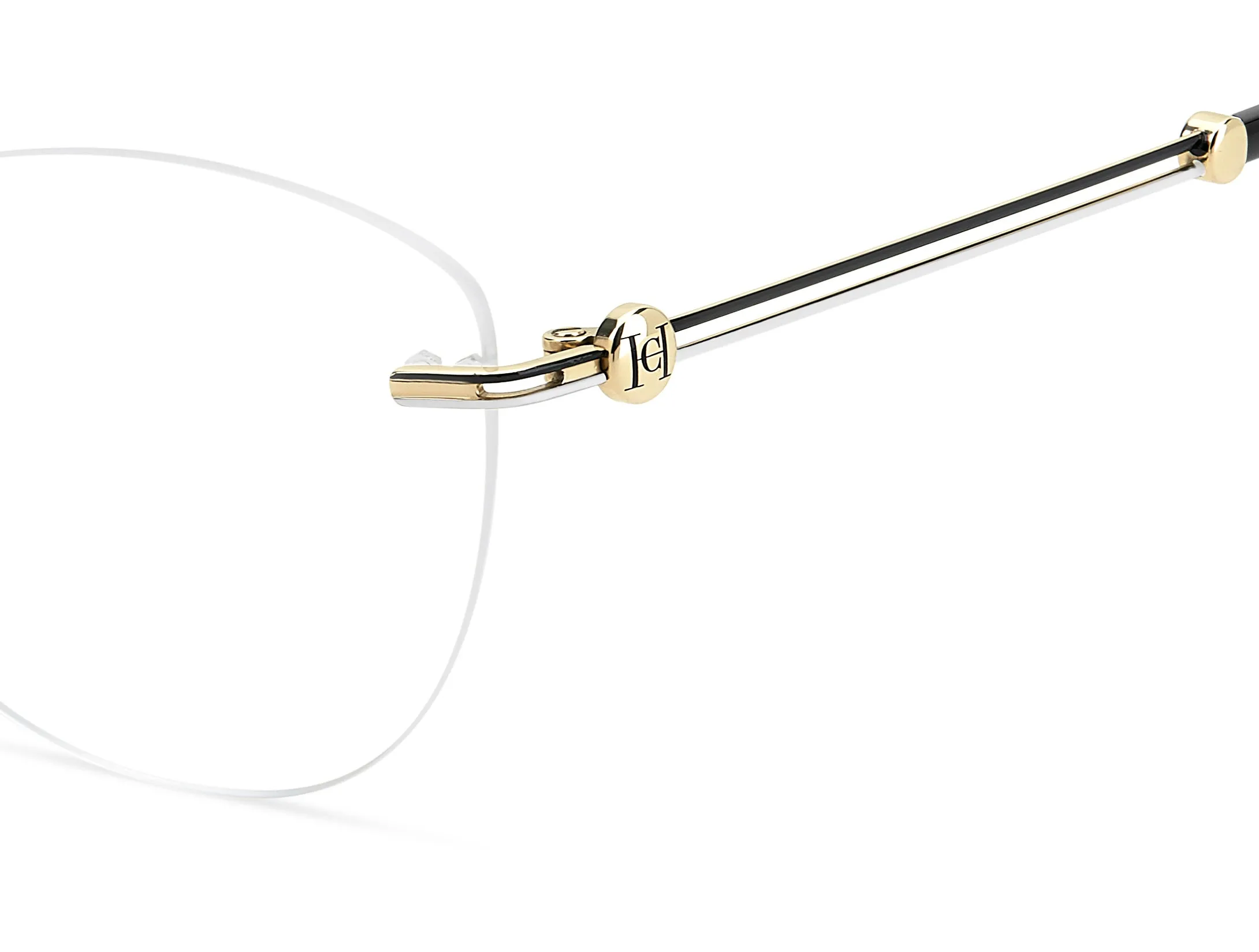 Carolina Herrera HER 0427 80S Montature da vista Metallo Nero Cat Eye Normale - immagine 3