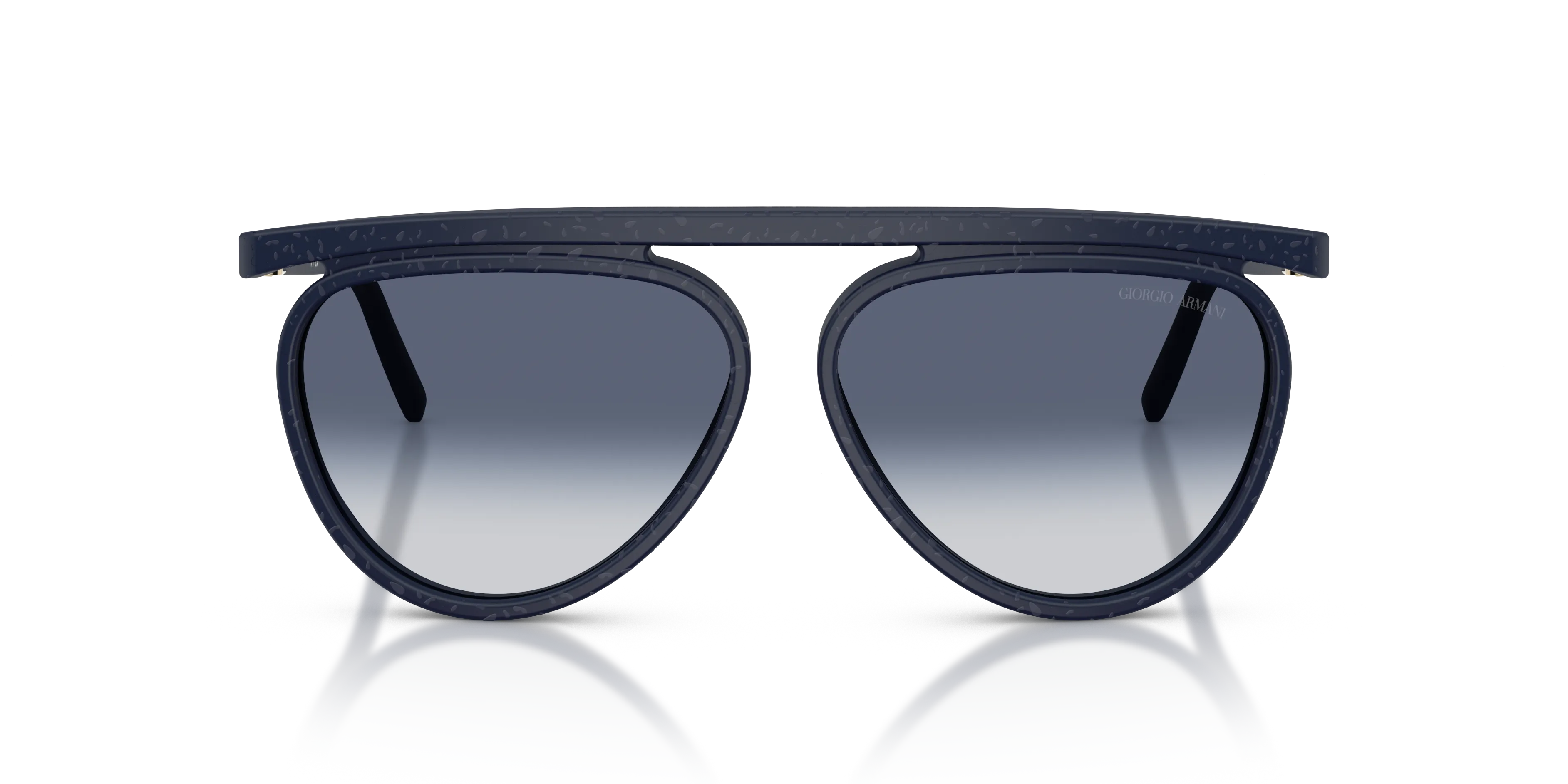 Giorgio Armani AR8262 603914 Occhiali da sole Acetato Blu Blu Pilot Normale Sfumato - immagine 3
