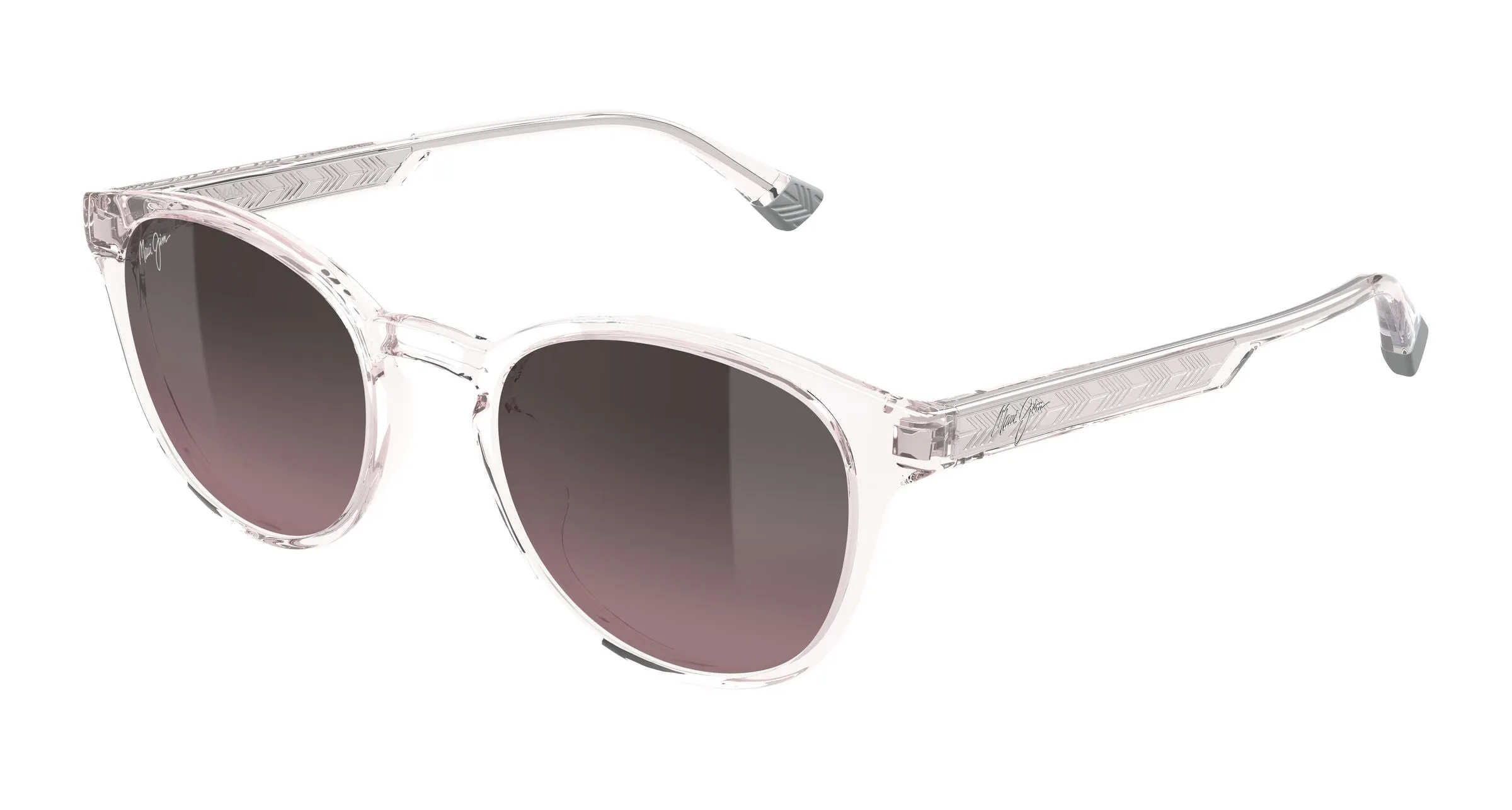 Maui Jim MJ0636S 028 Occhiali da sole Bio-iniettato Rosa Rosa Rotonda - immagine 1