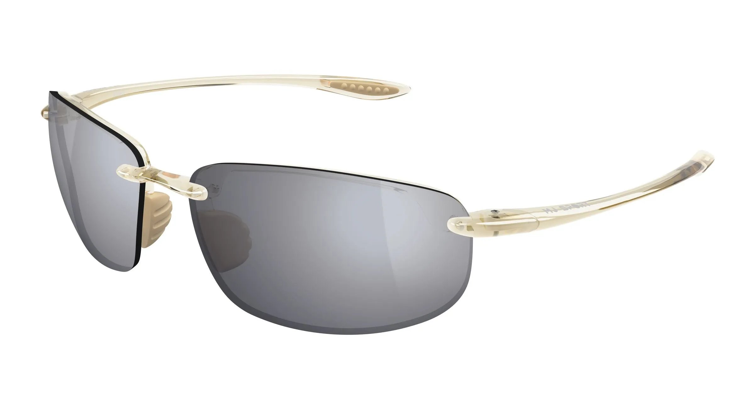 Maui Jim MJ0407S 081 Occhiali da sole Bio-iniettato Marrone Argento Squadrata - immagine 1