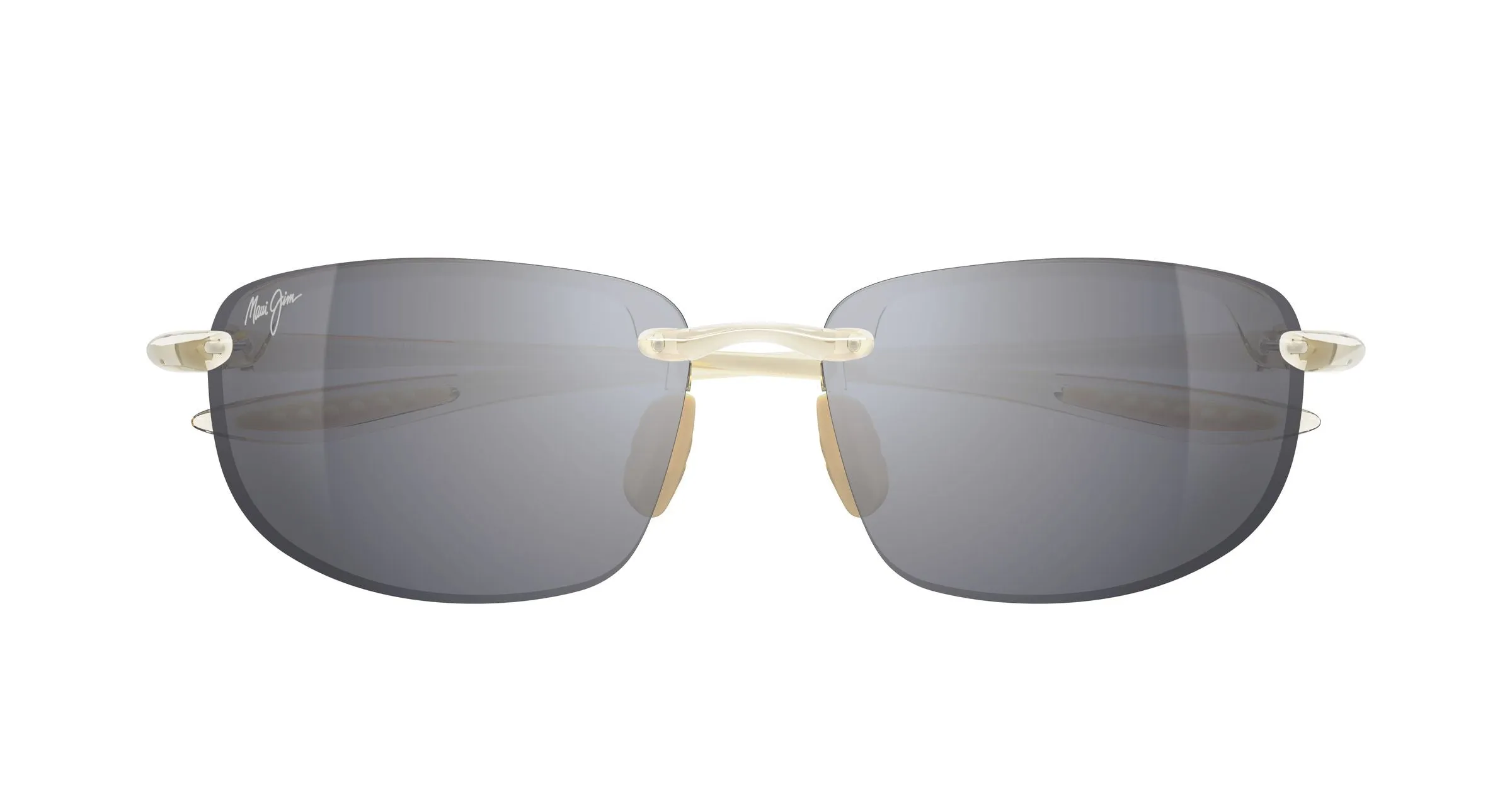 Maui Jim MJ0407S 081 Occhiali da sole Bio-iniettato Marrone Argento Squadrata - immagine 2