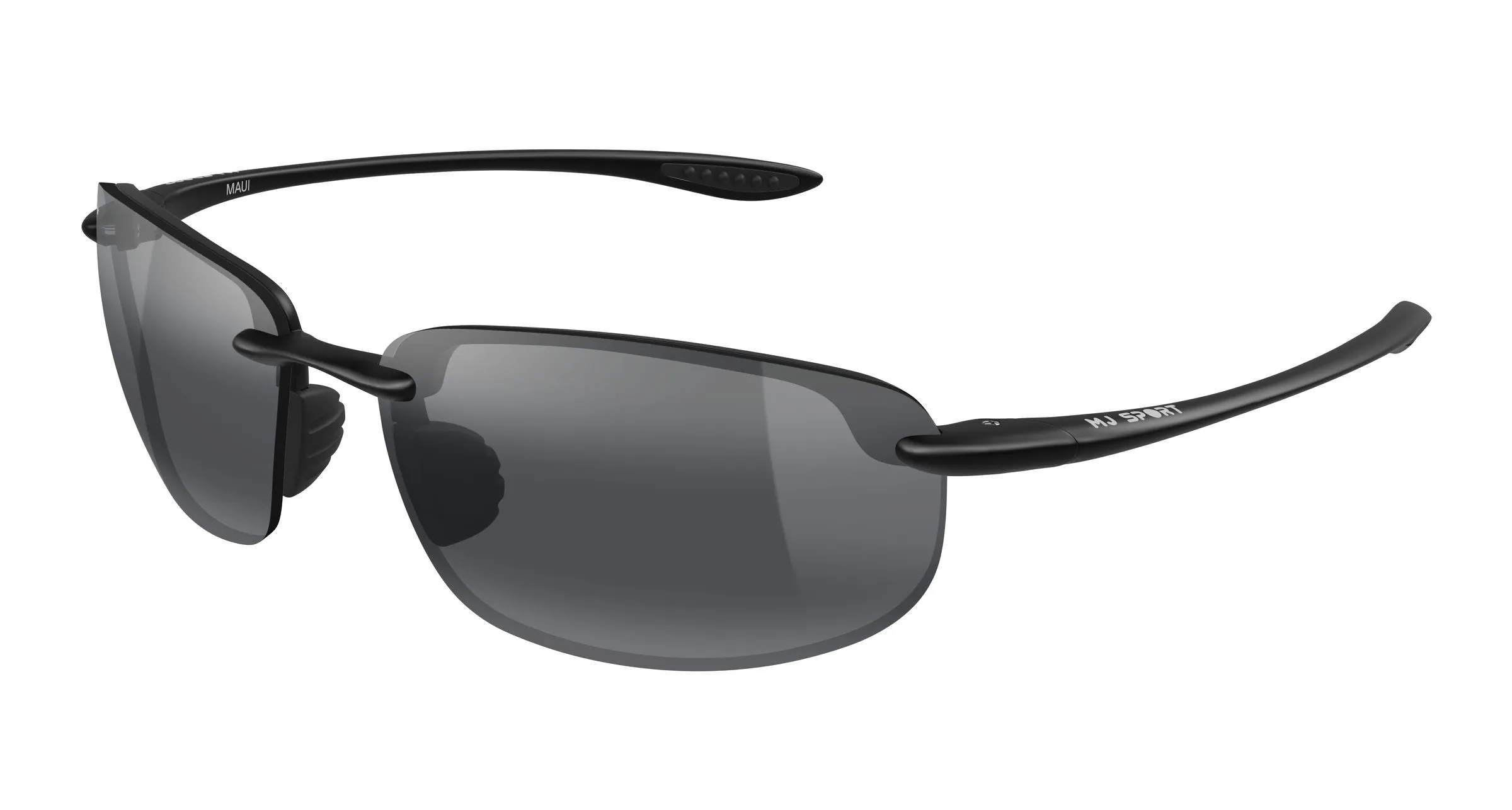 Maui Jim MJ0407S 079 Occhiali da sole Bio-iniettato Nero Grigio Squadrata - immagine 1