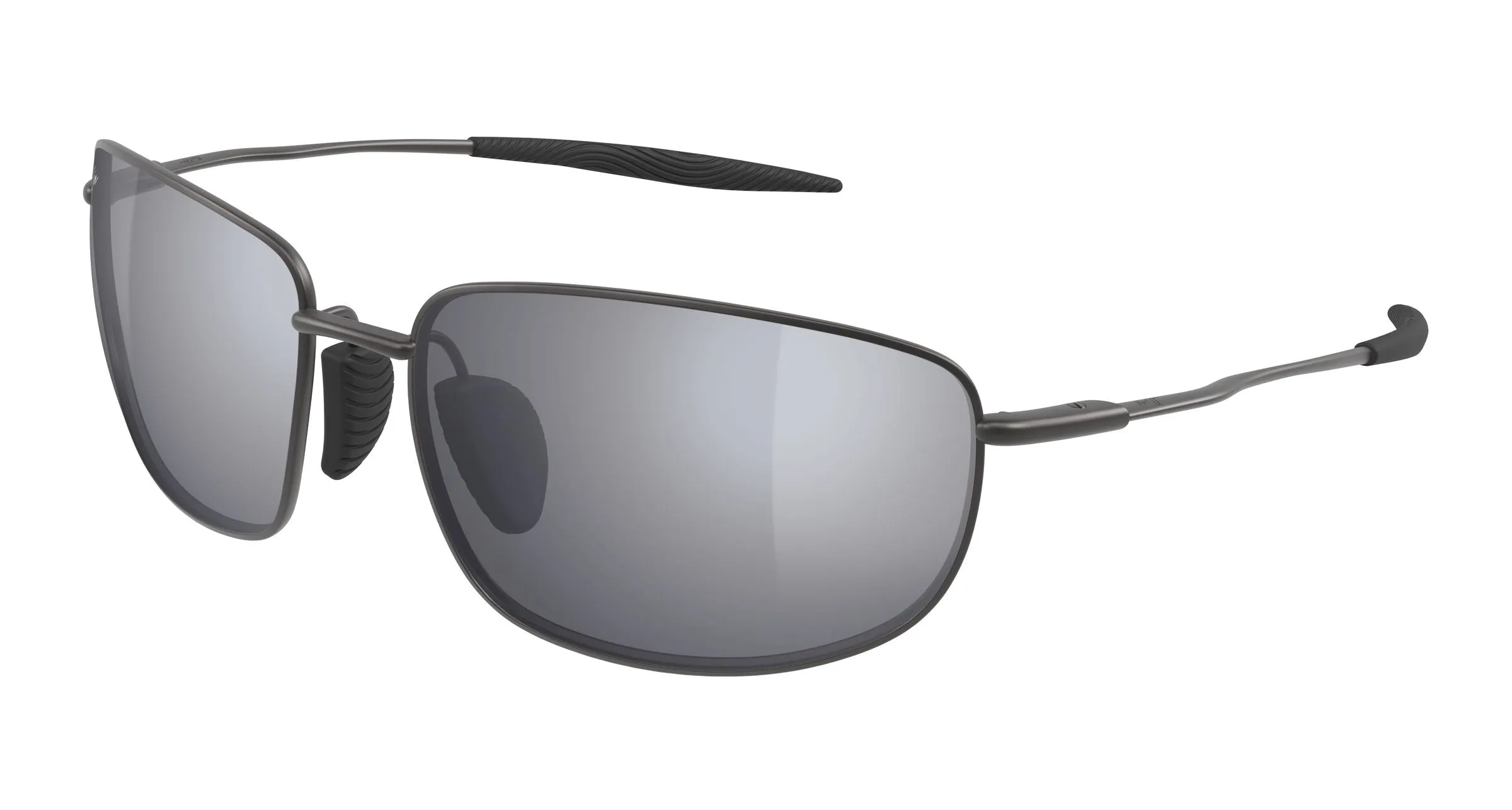 Maui Jim MJ0369S 004 Occhiali da sole Metallo Rutenio Argento Squadrata - immagine 1