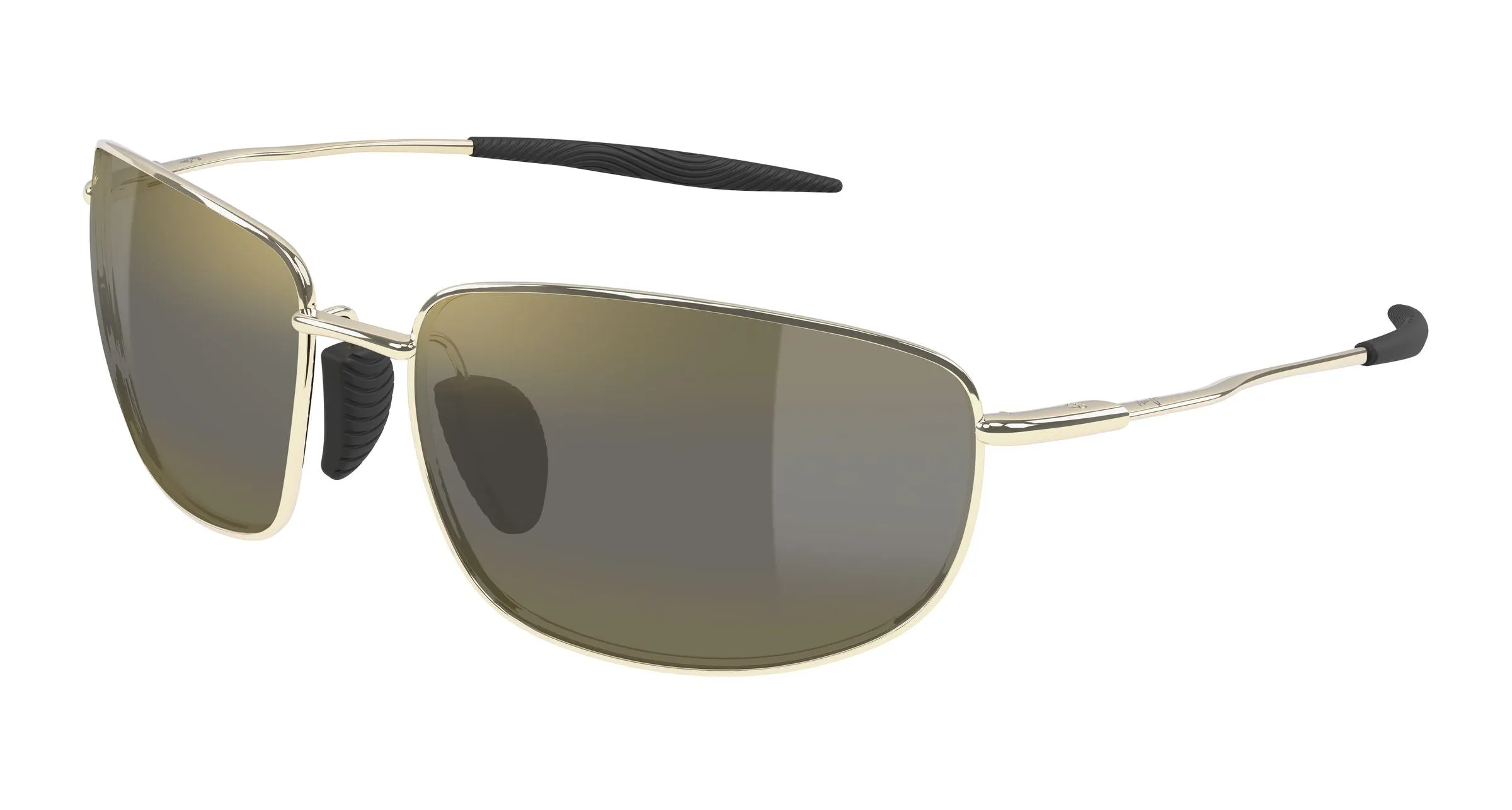 Maui Jim MJ0369S 003 Occhiali da sole Metallo Oro Bronzo Squadrata - immagine 1
