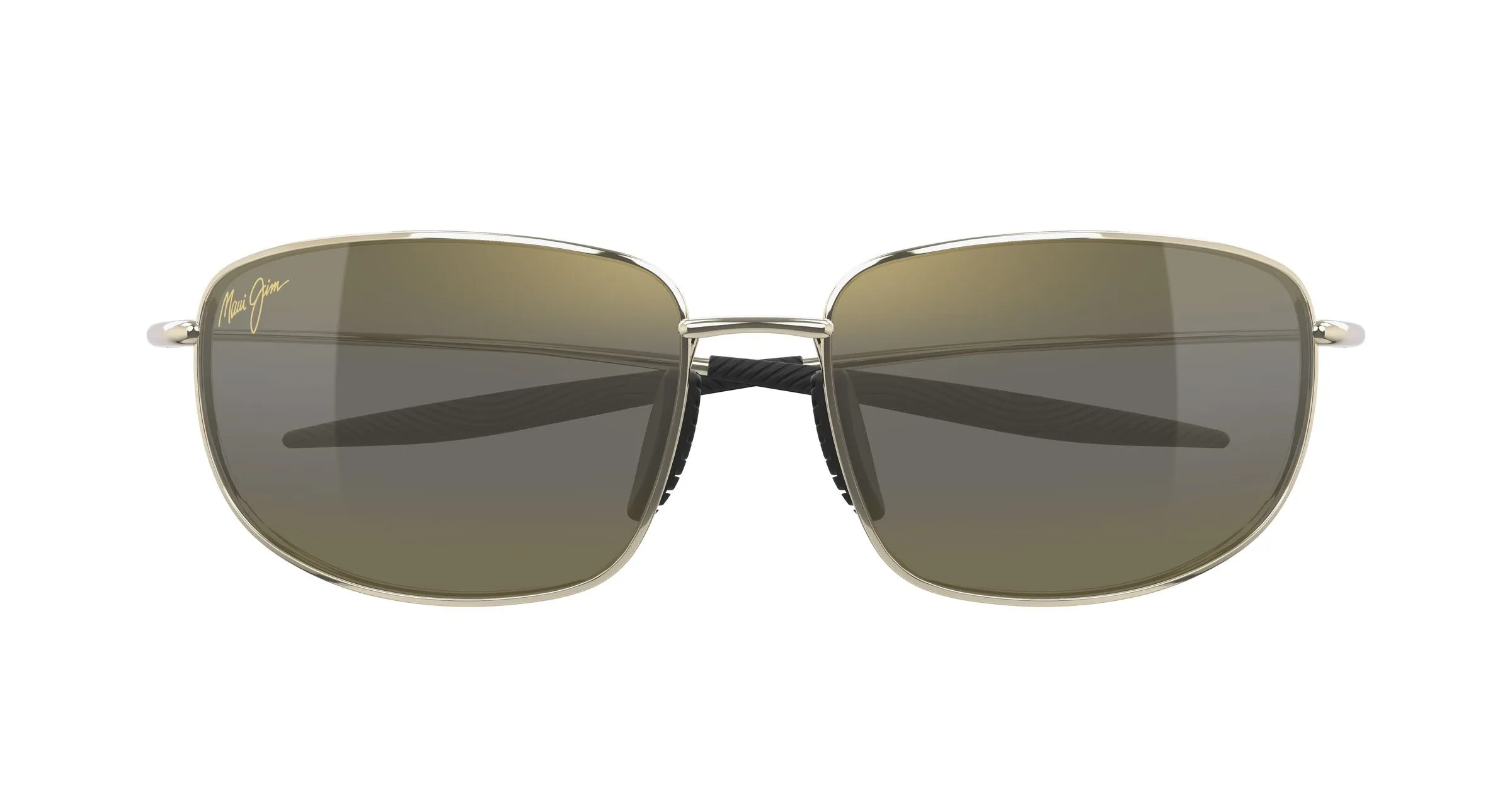 Maui Jim MJ0369S 003 Occhiali da sole Metallo Oro Bronzo Squadrata - immagine 2