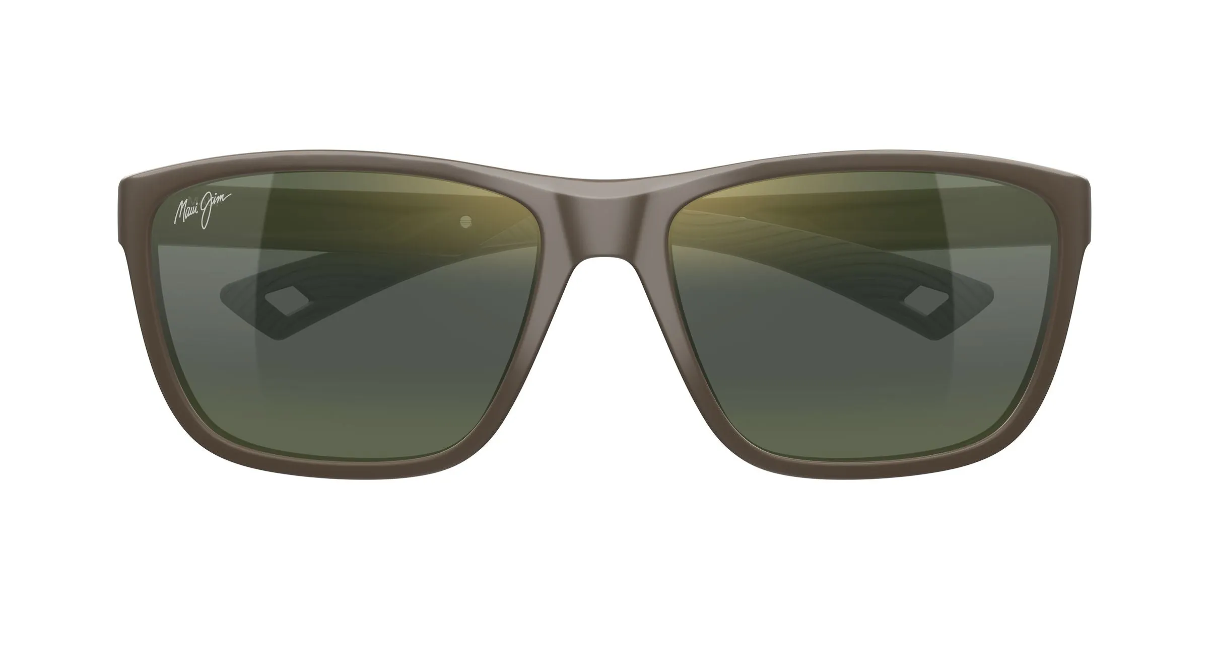 Maui Jim MJ0367S 003 Occhiali da sole Bio-iniettato Marrone Verde Squadrata - immagine 2