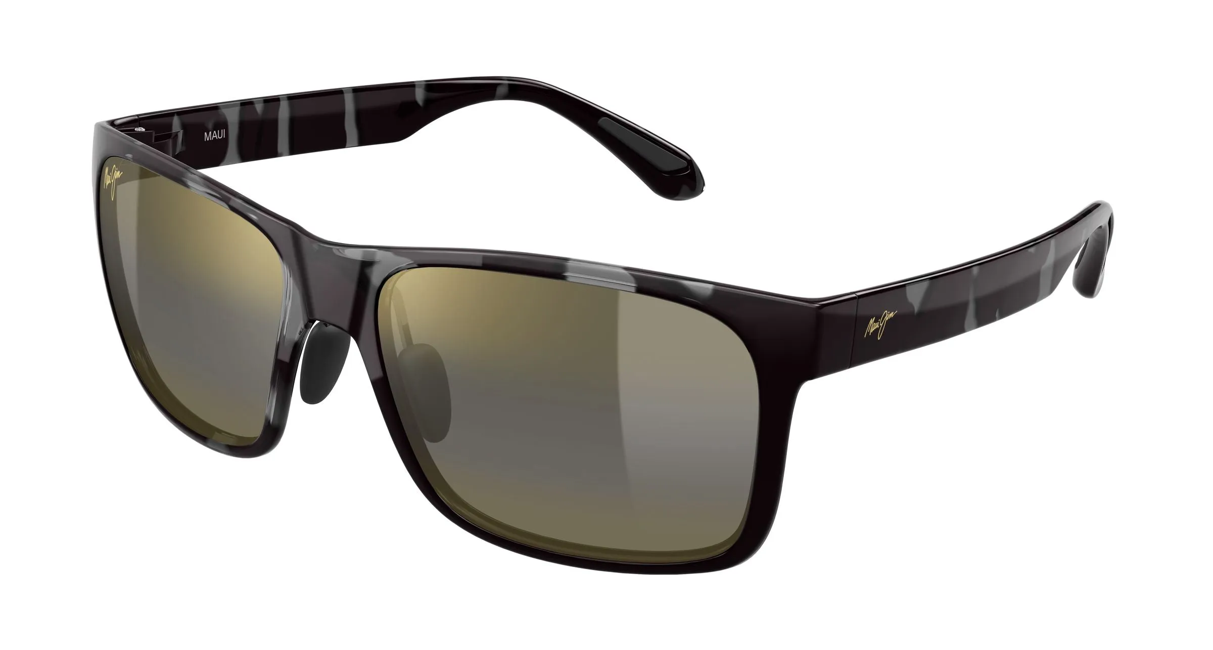 Maui Jim MJ0358S 003 Occhiali da sole Bio-iniettato Havana Bronzo Squadrata - immagine 1