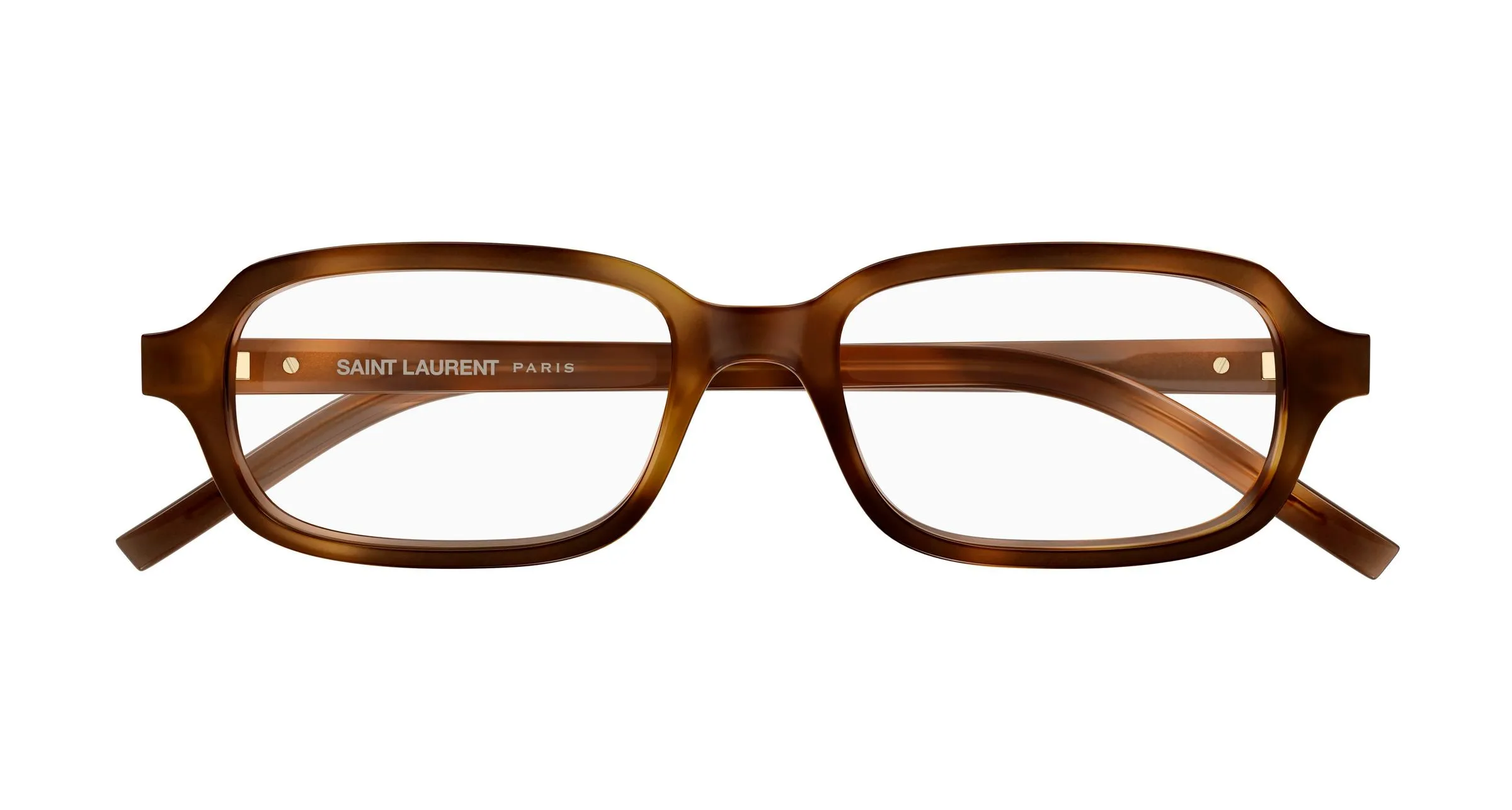 SAINT LAURENT SL M180 003 Montature da vista Acetato Havana Trasparente Squadrata - immagine 2