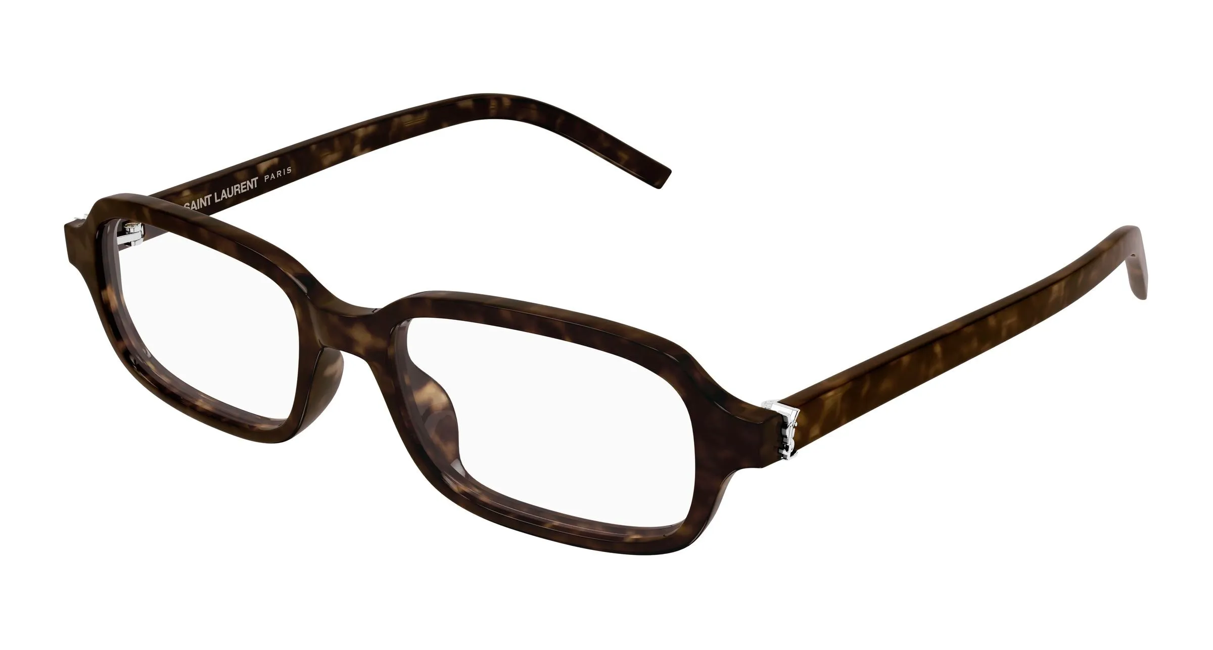 SAINT LAURENT SL M180 002 Montature da vista Acetato Havana Trasparente Squadrata - immagine 1