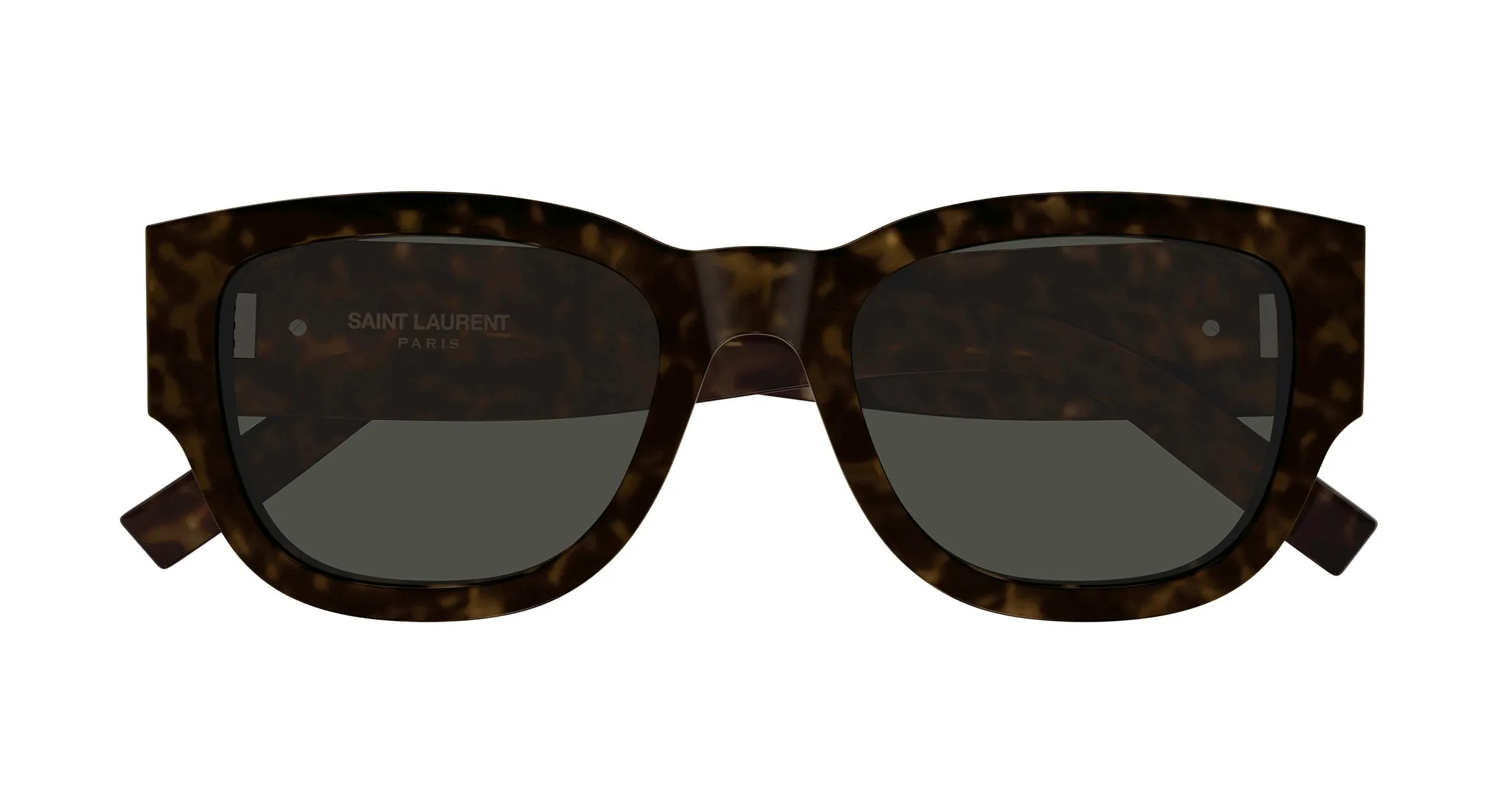 SAINT LAURENT SL M174 002 Occhiali da sole Acetato Havana Grigio Cat Eye - immagine 2