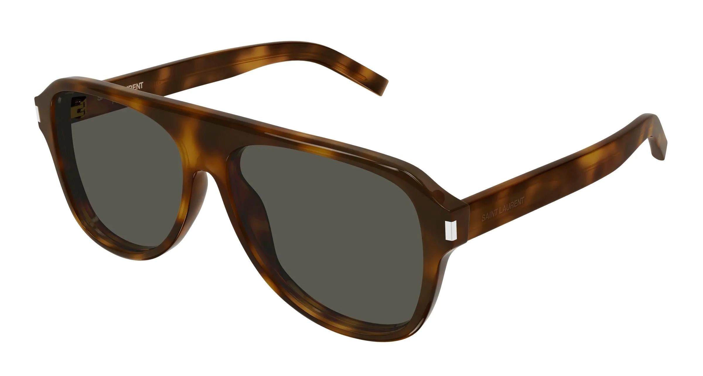 SAINT LAURENT SL 970 003 Occhiali da sole Acetato Havana Grigio Pilot - immagine 1