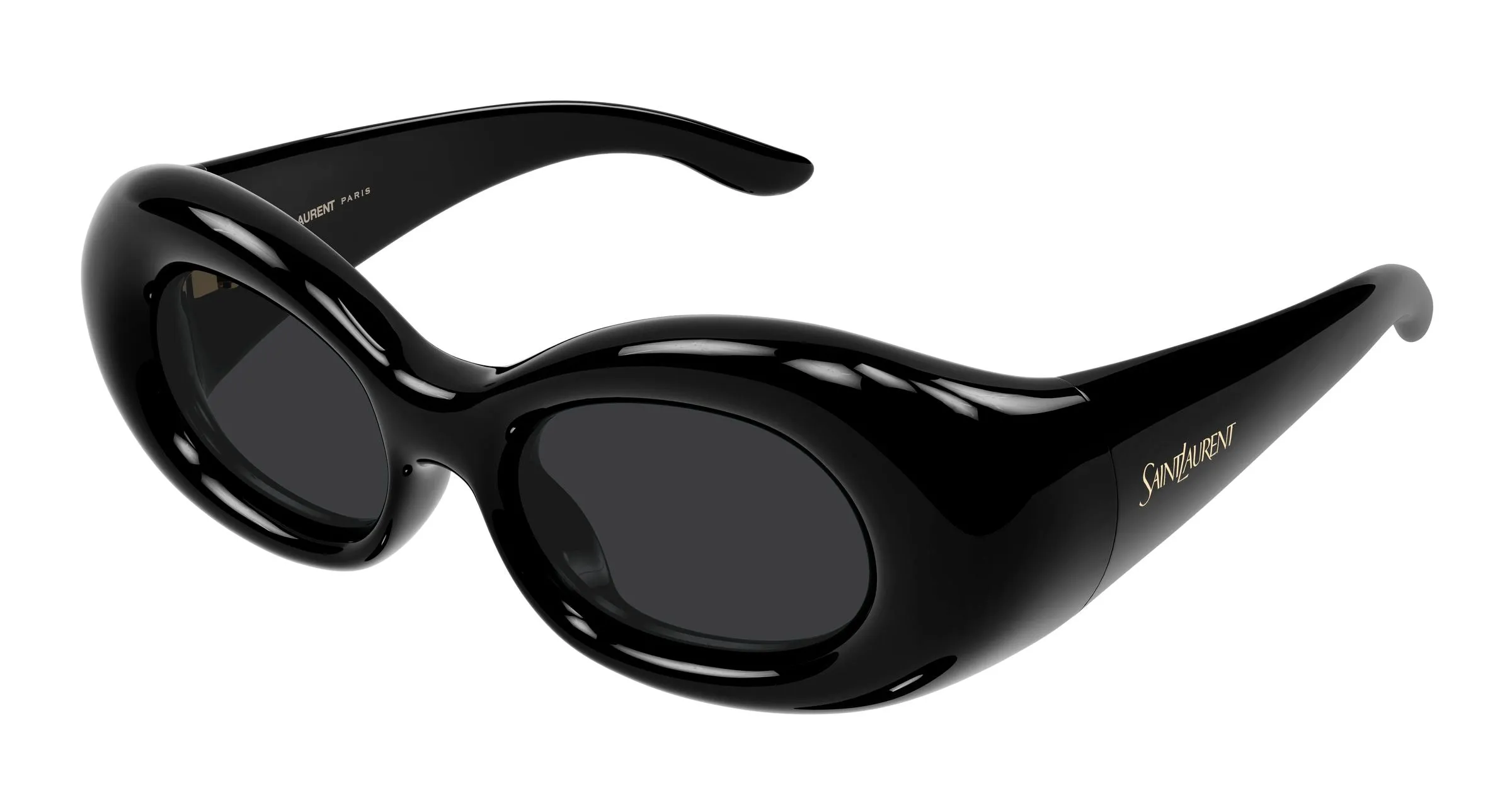 SAINT LAURENT SL 968 001 Occhiali da sole Bio-iniettato Nero Nero Rotonda - immagine 1