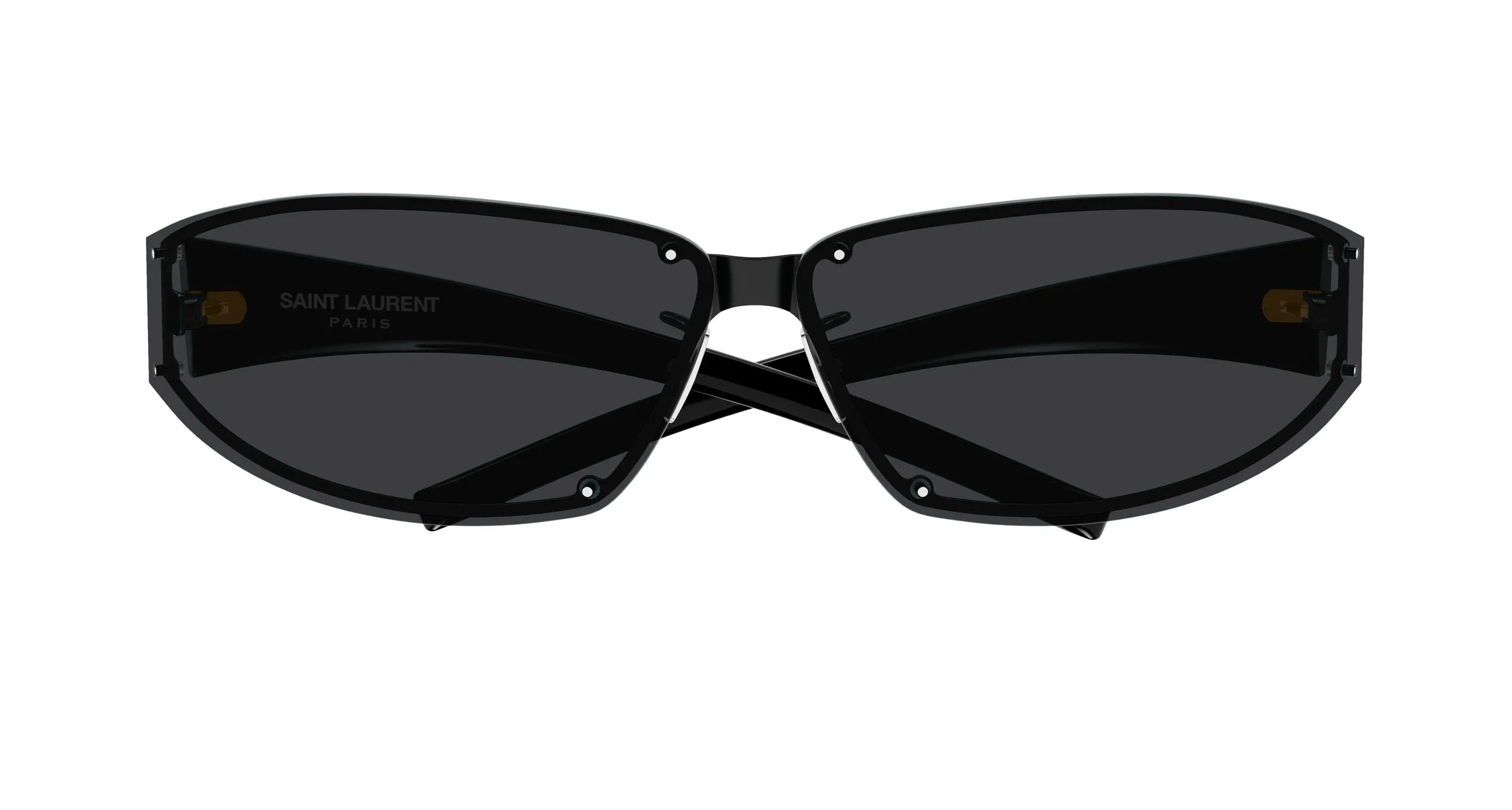 SAINT LAURENT SL 963 001 Occhiali da sole Metallo Nero Nero Squadrata - immagine 2