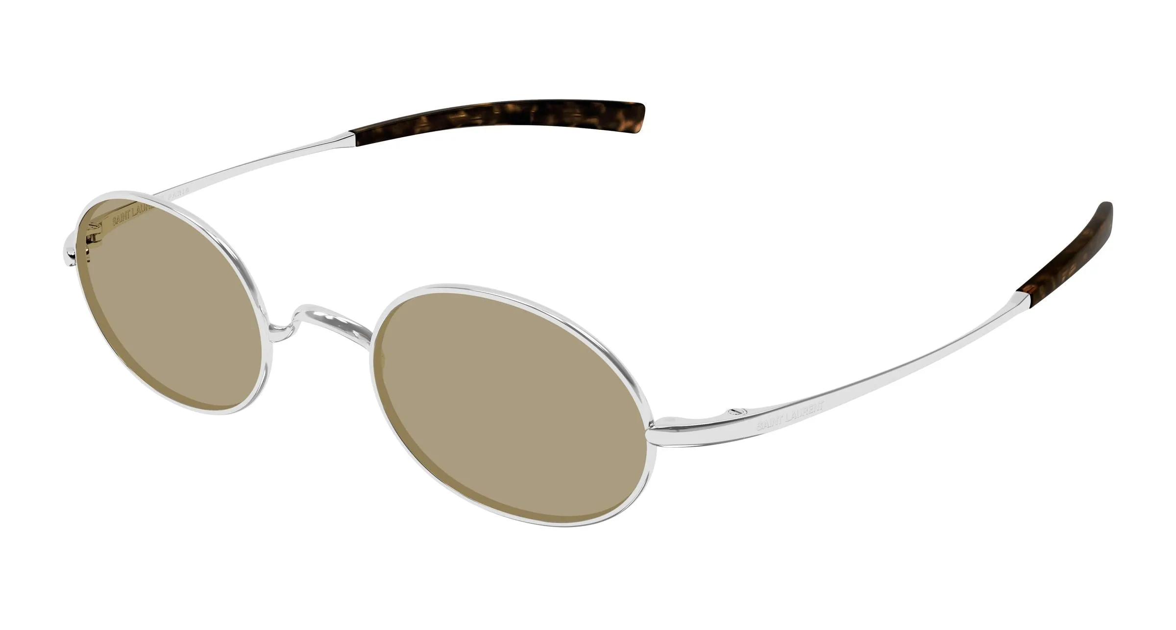 SAINT LAURENT SL 948 T 002 Occhiali da sole Titanio Argento Grigio Rotonda - immagine 1