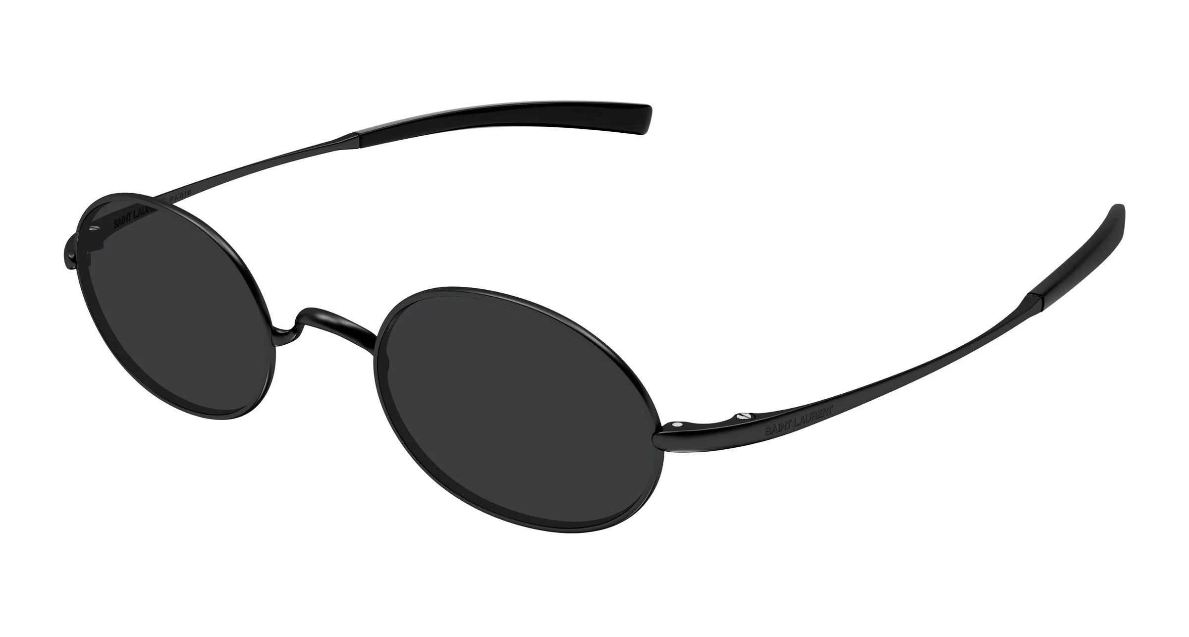 SAINT LAURENT SL 948 T 001 Occhiali da sole Titanio Nero Nero Rotonda - immagine 1