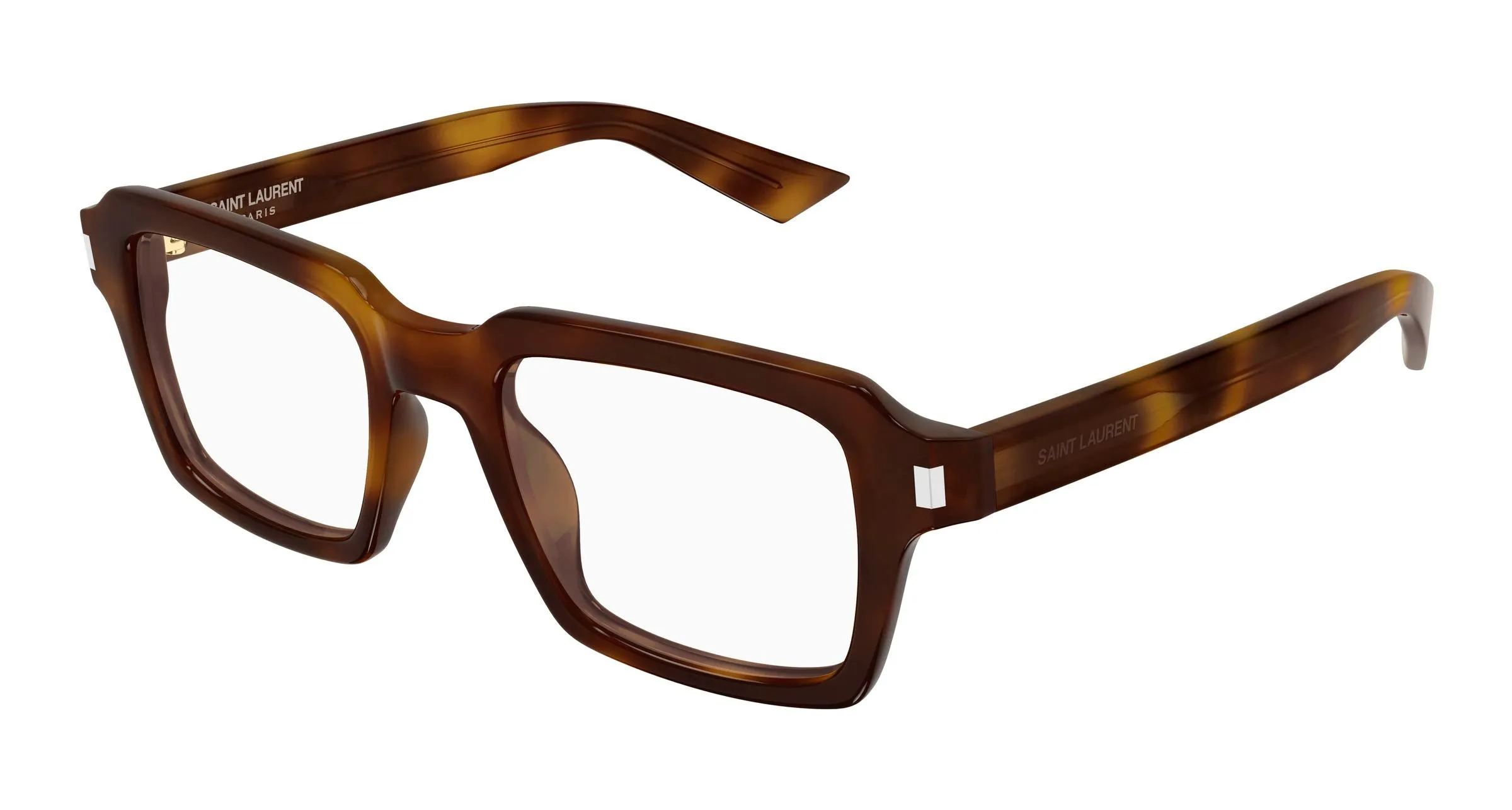 SAINT LAURENT SL 947 OPT 002 Montature da vista Acetato Havana Trasparente Squadrata - immagine 1