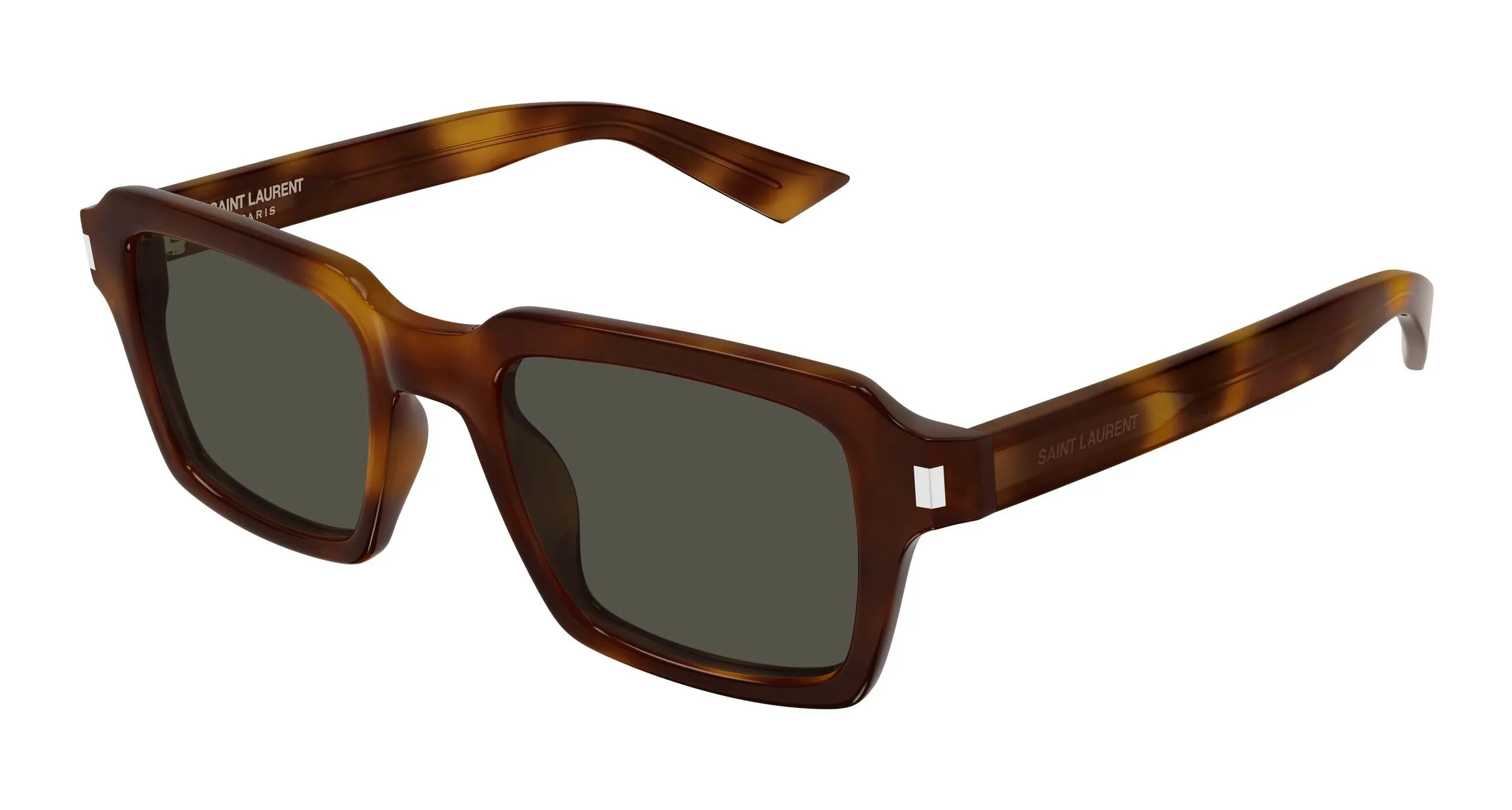 SAINT LAURENT SL 947 002 Occhiali da sole Acetato Havana Grigio Squadrata - immagine 1