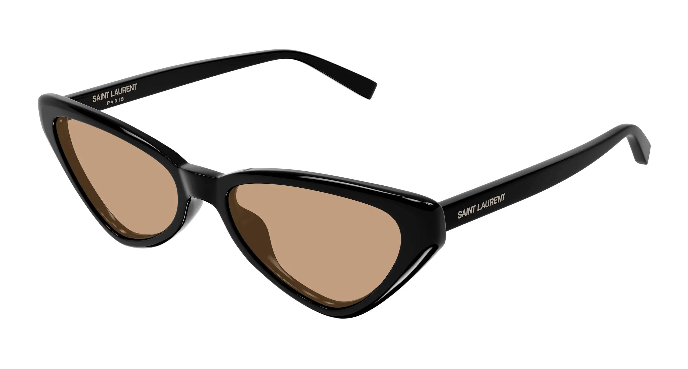 SAINT LAURENT SL 944 006 Occhiali da sole Acetato Nero Marrone Cat Eye - immagine 1