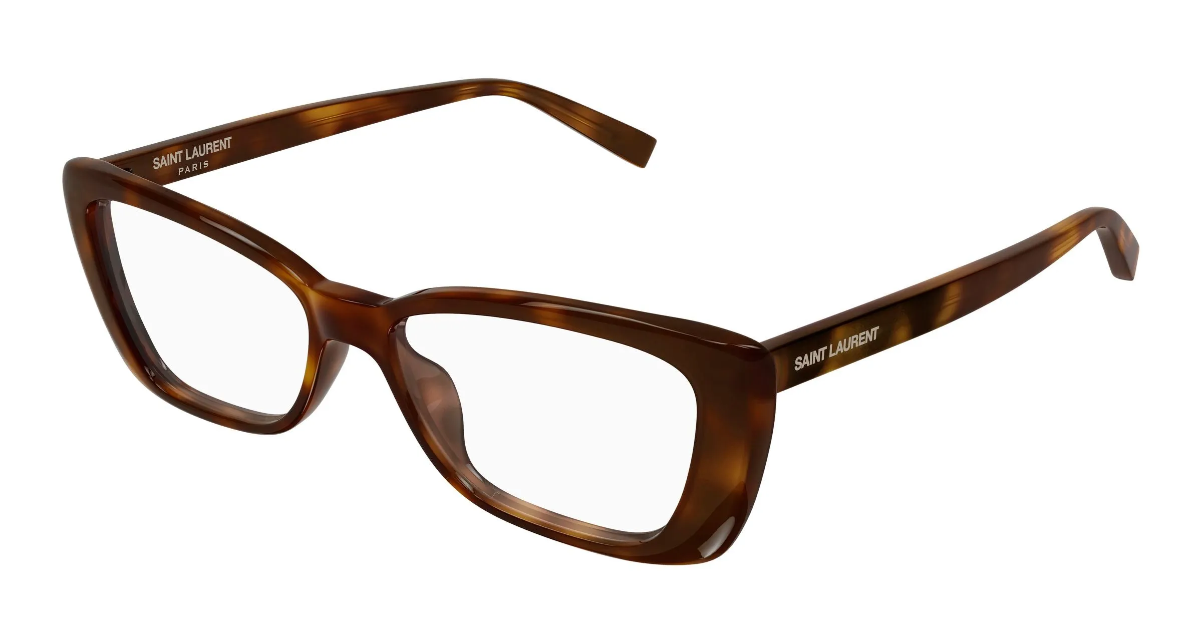 SAINT LAURENT SL 943 OPT 002 Montature da vista Acetato Havana Trasparente Squadrata - immagine 1