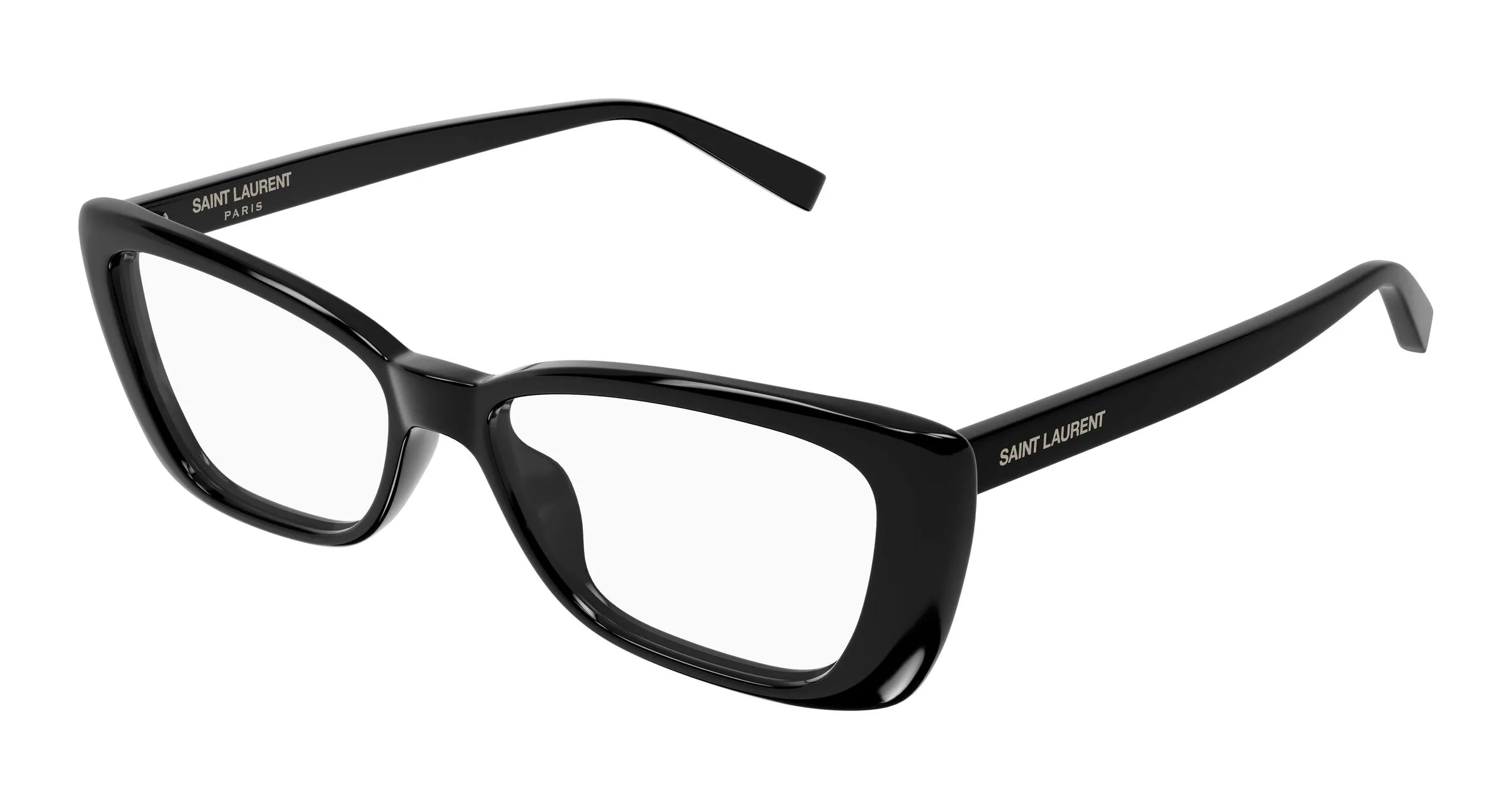 SAINT LAURENT SL 943 OPT 001 Montature da vista Acetato Nero Trasparente Squadrata - immagine 1