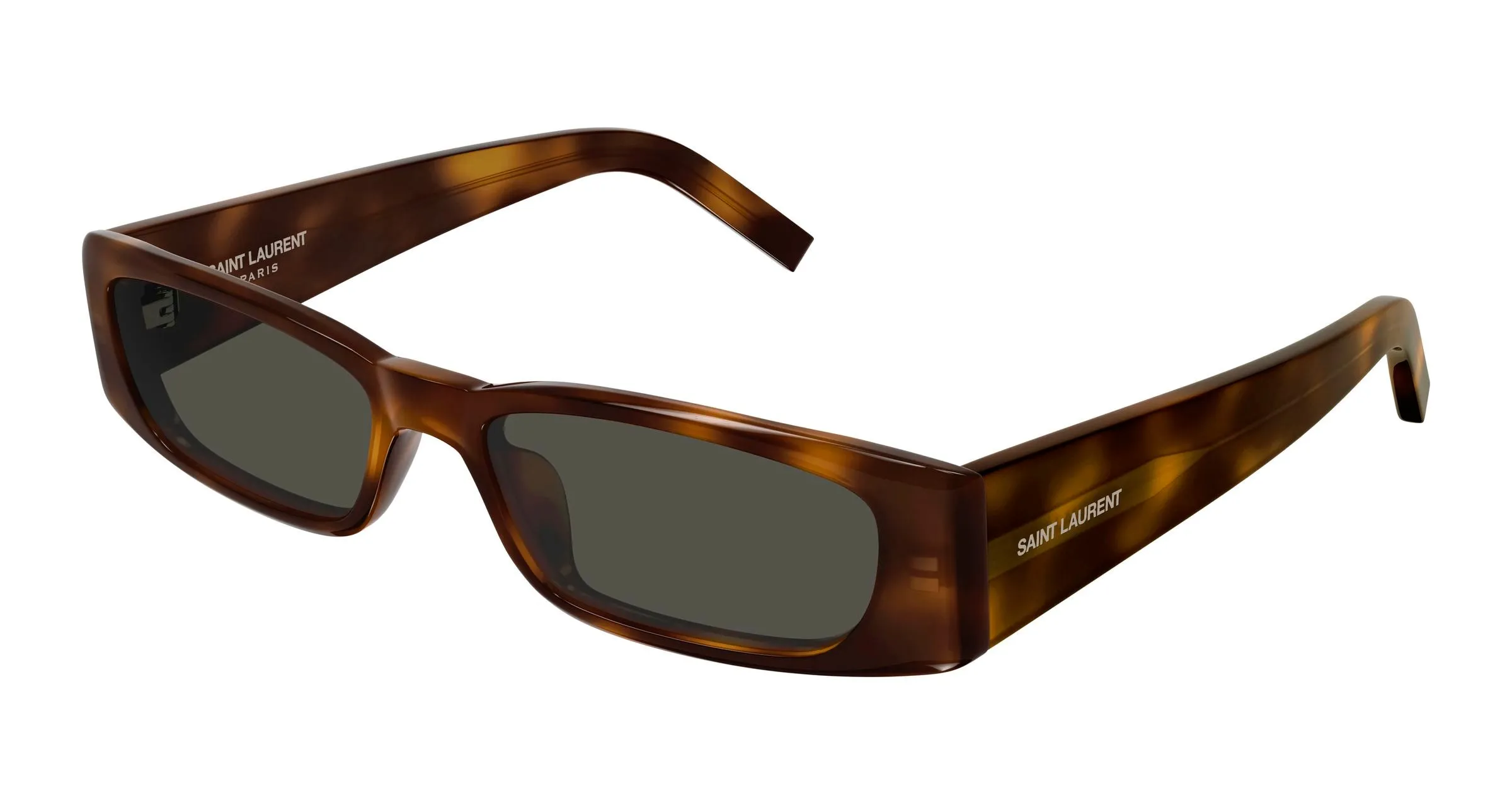 SAINT LAURENT SL 942 002 Occhiali da sole Acetato Havana Grigio Squadrata - immagine 1
