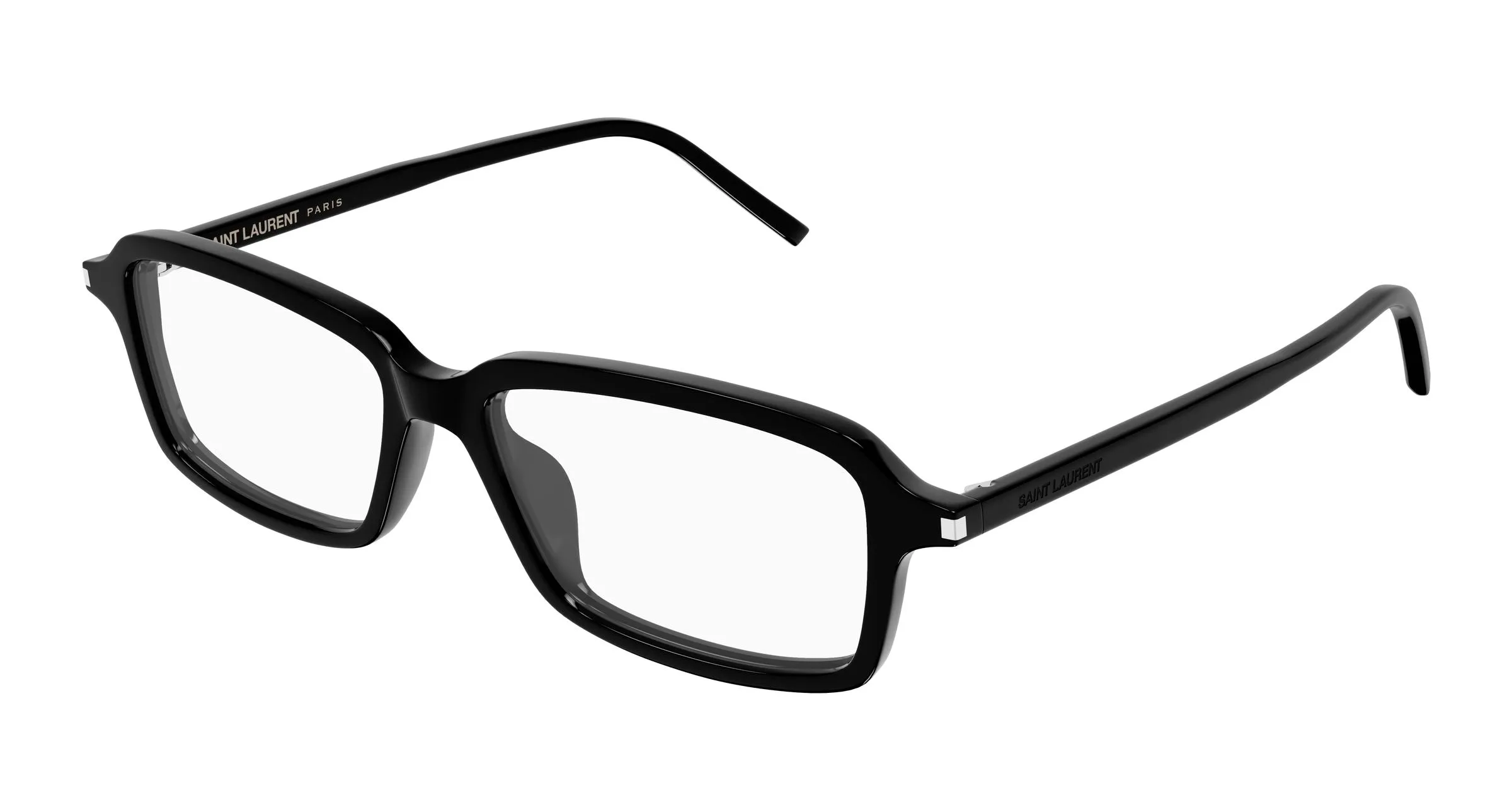SAINT LAURENT SL 938 OPT 007 Montature da vista Acetato Nero Trasparente Squadrata - immagine 1