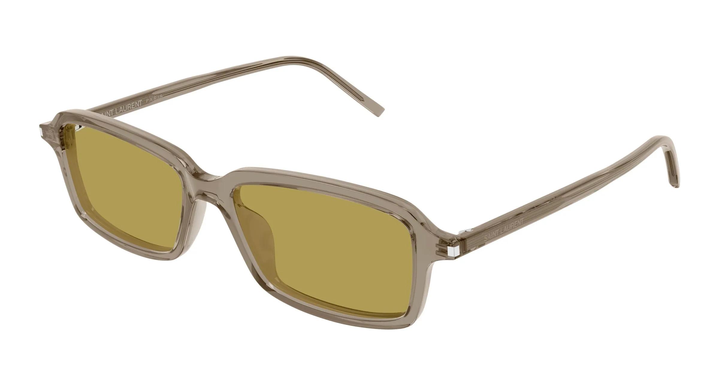 SAINT LAURENT SL 938 004 Occhiali da sole Acetato Marrone Verde Squadrata - immagine 1