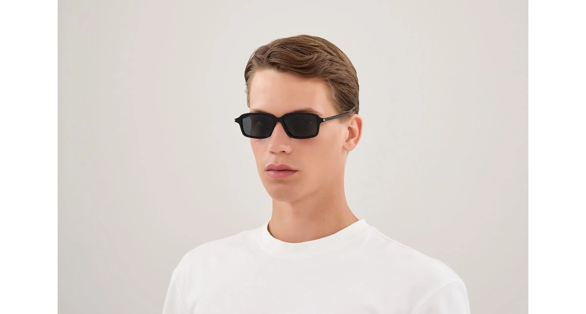 SAINT LAURENT SL 938 001 Occhiali da sole Acetato Nero Nero Squadrata - immagine 2