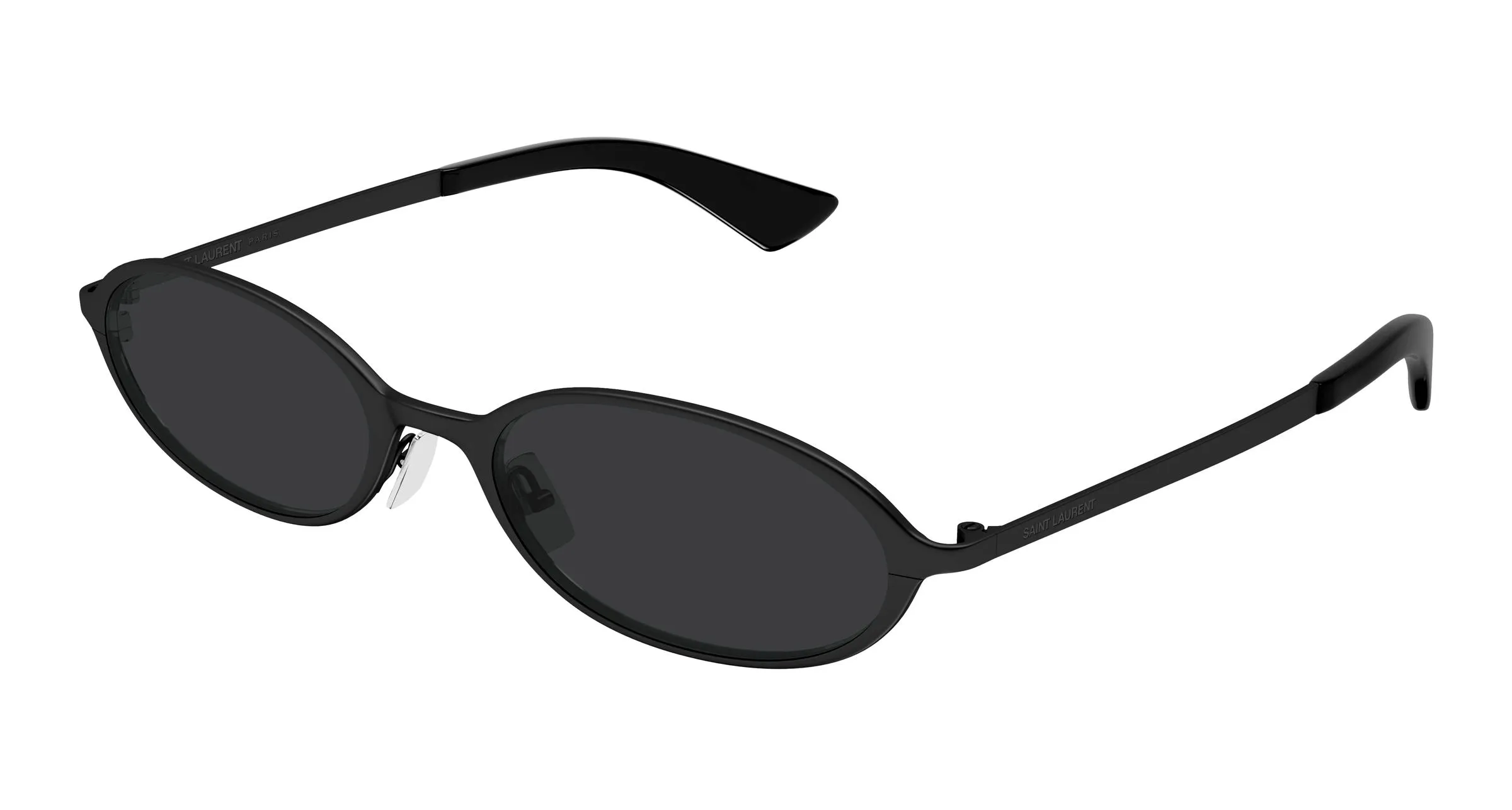 SAINT LAURENT SL 935 001 Occhiali da sole Metallo Nero Nero Rotonda - immagine 1