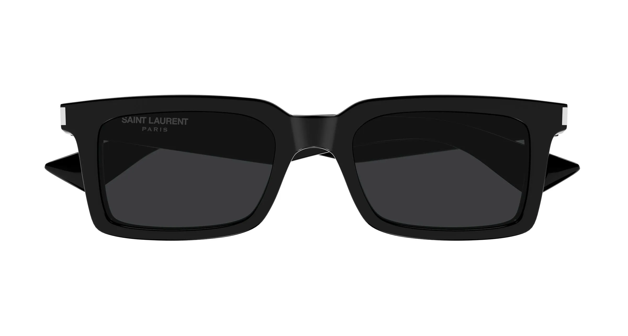 SAINT LAURENT SL 860 001 Occhiali da sole Acetato Nero Nero Squadrata - immagine 2
