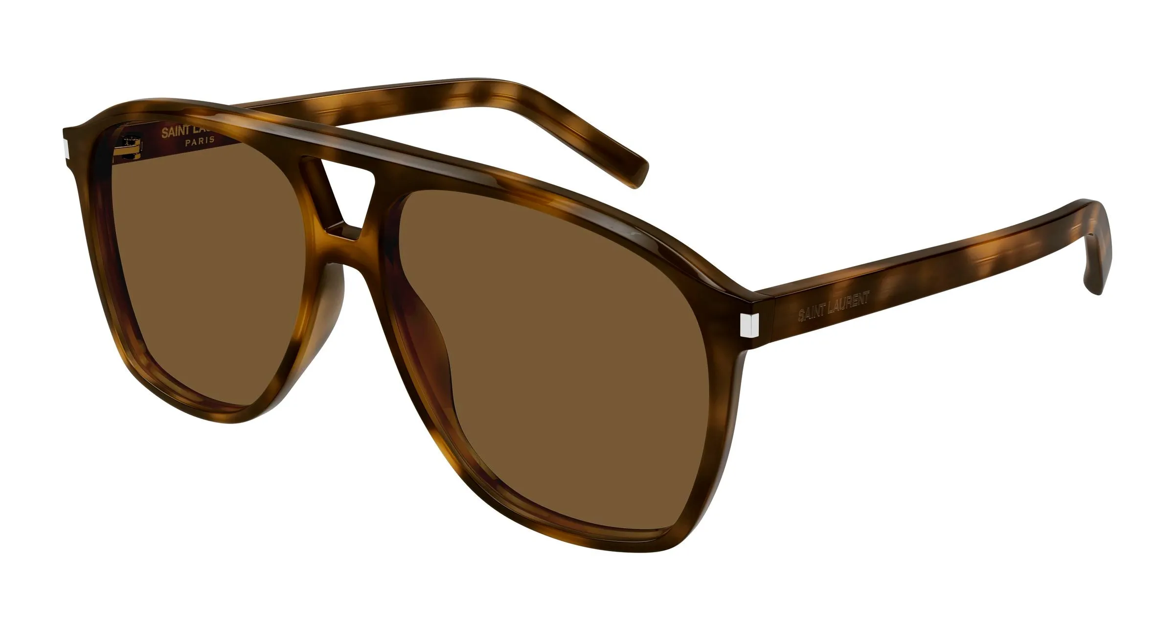 SAINT LAURENT SL 596 DUNE 010 Occhiali da sole Acetato Havana Marrone Pilot - immagine 1