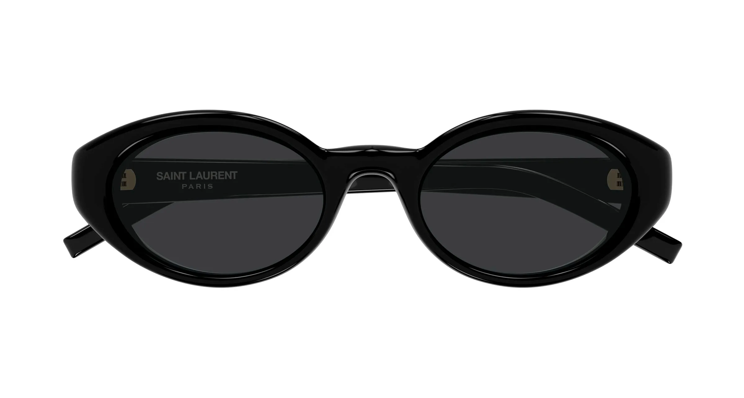 SAINT LAURENT SL 567 PLUMP 001 Occhiali da sole Bio-iniettato Nero Nero Cat Eye - immagine 2