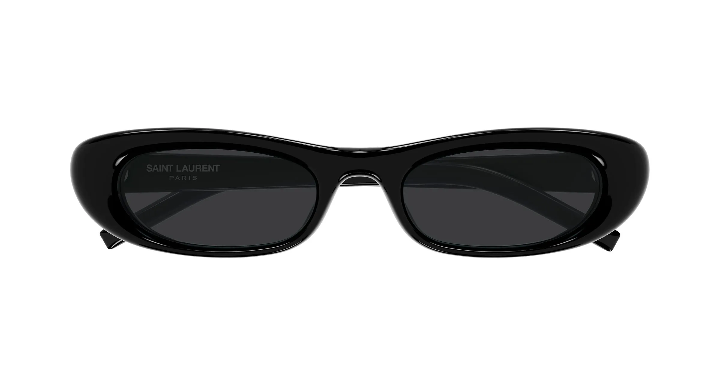 SAINT LAURENT SL 557 SHADE PLUMP 001 Occhiali da sole Bio-iniettato Nero Nero Squadrata - immagine 2