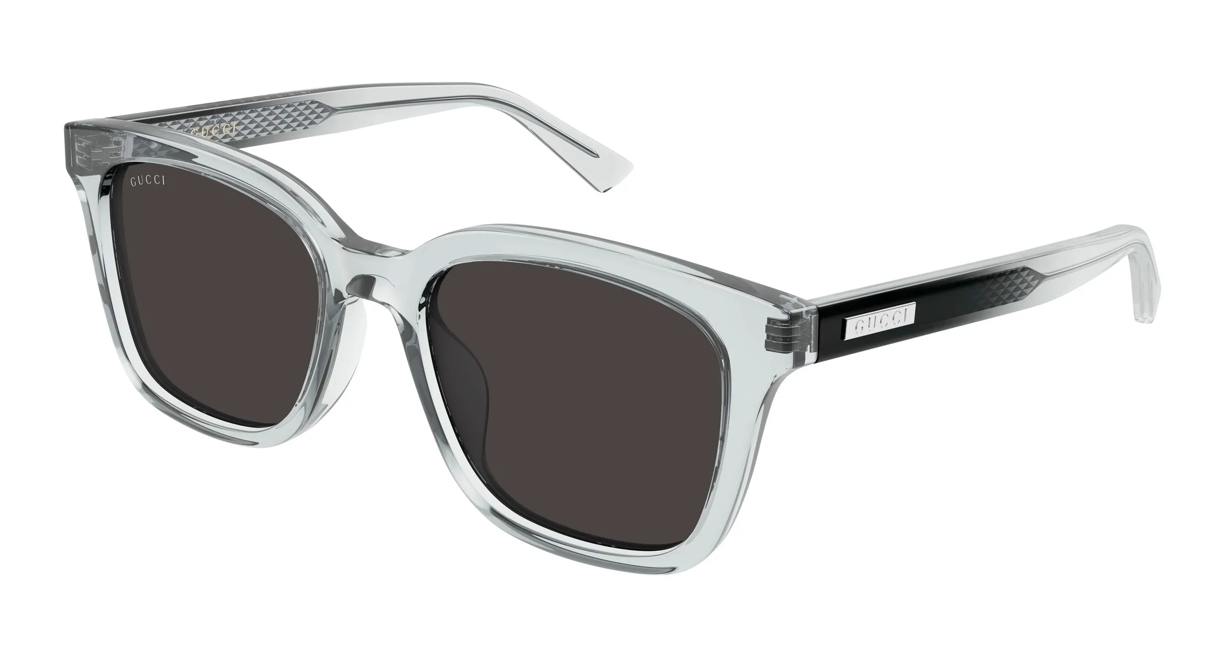 Gucci GG2251SA 003 Occhiali da sole Acetato Grigio Fumo Squadrata - immagine 1
