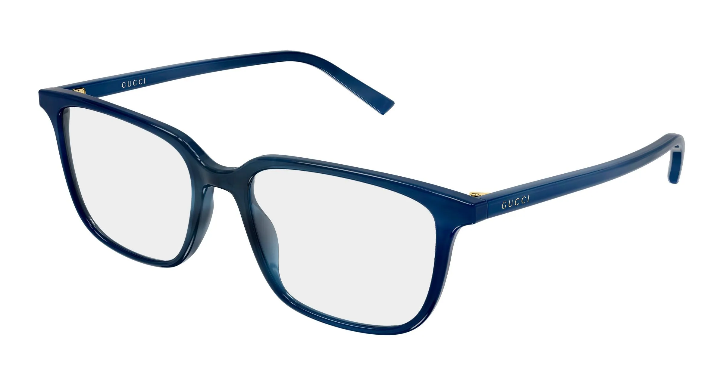 Gucci GG2238O 007 Montature da vista Acetato Havana Trasparente Rotonda - immagine 1