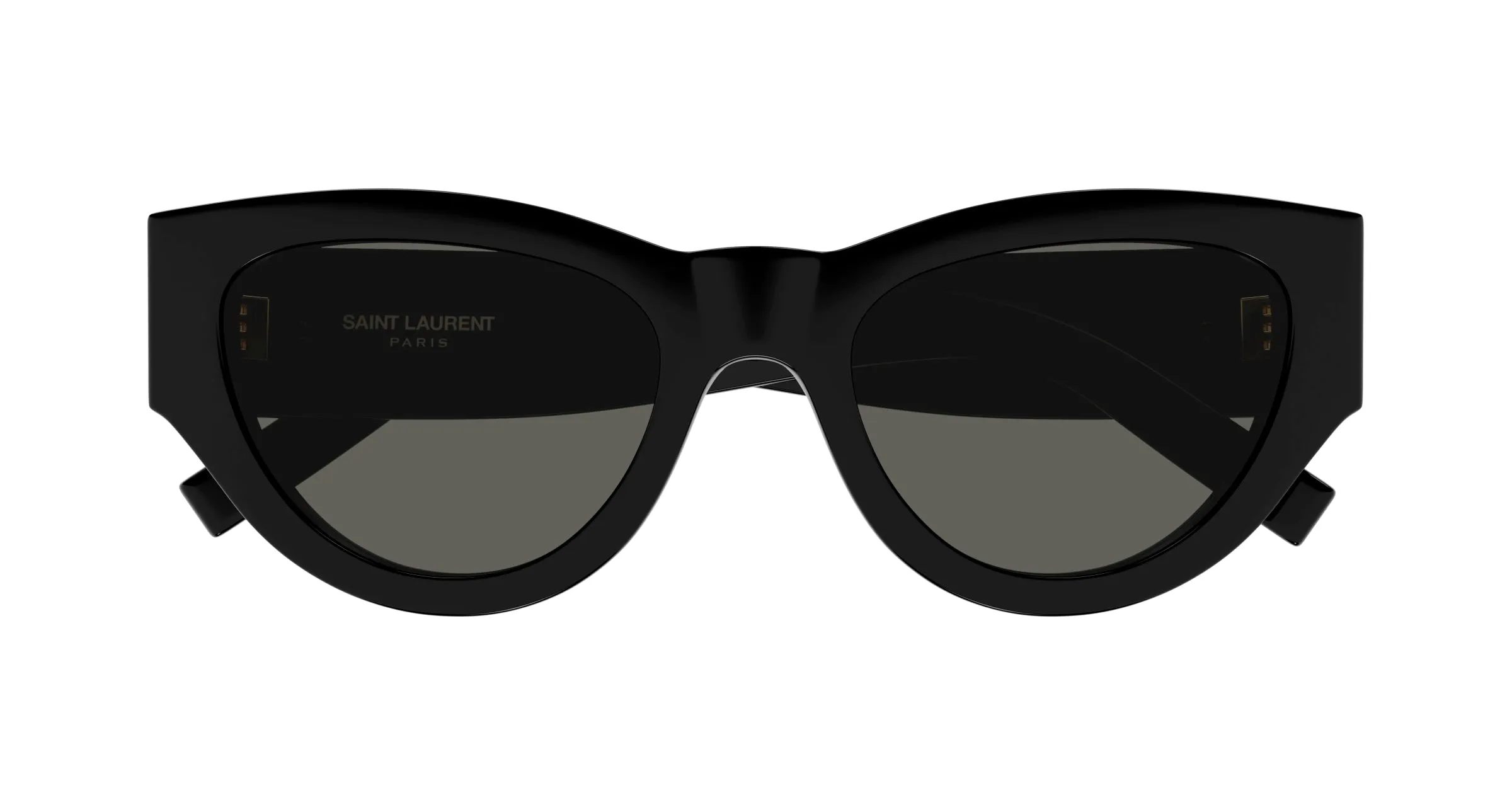 SAINT LAURENT SL M94/F 001 Occhiali da sole Acetato Nero Grigio Cat Eye - immagine 2