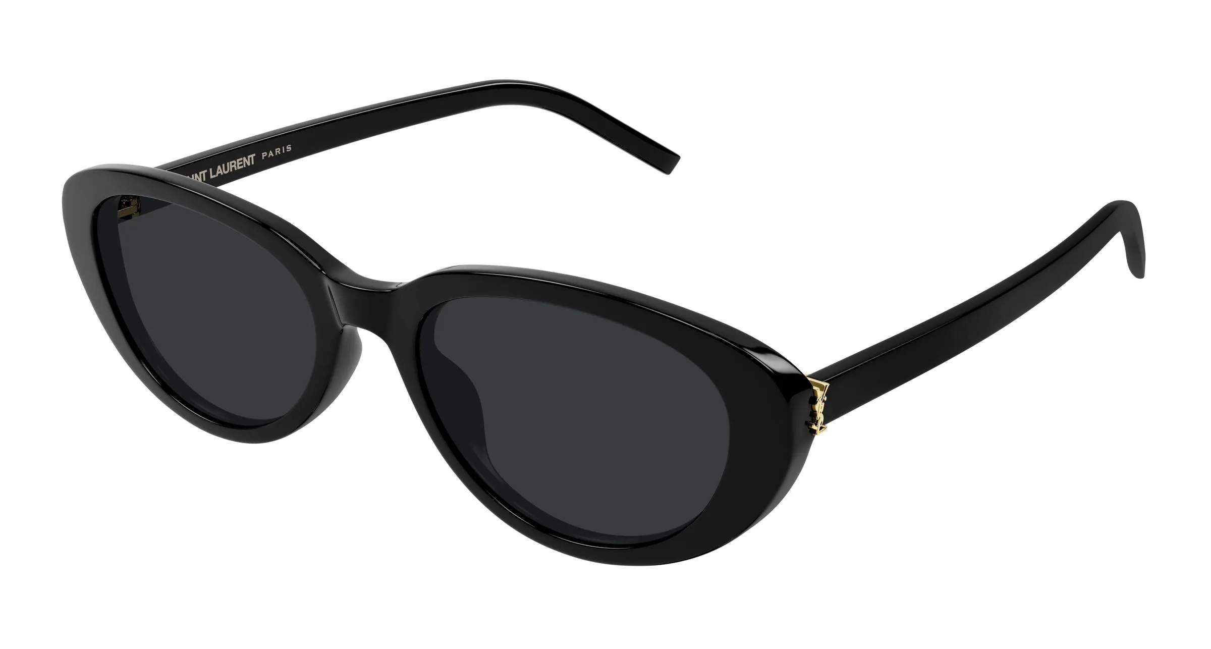 SAINT LAURENT SL M154/K 001 Occhiali da sole Acetato Nero Nero Cat Eye - immagine 1