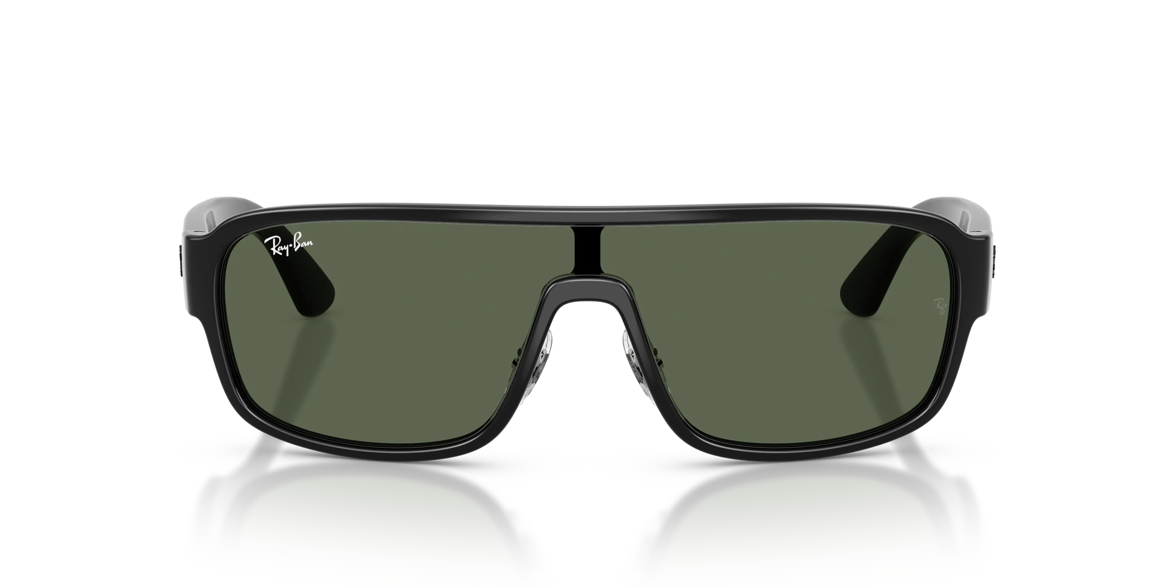 Ray - Ban RB2233 901/71 Occhiali da sole Acetato Nero Verde Squadrata Normale - immagine 3