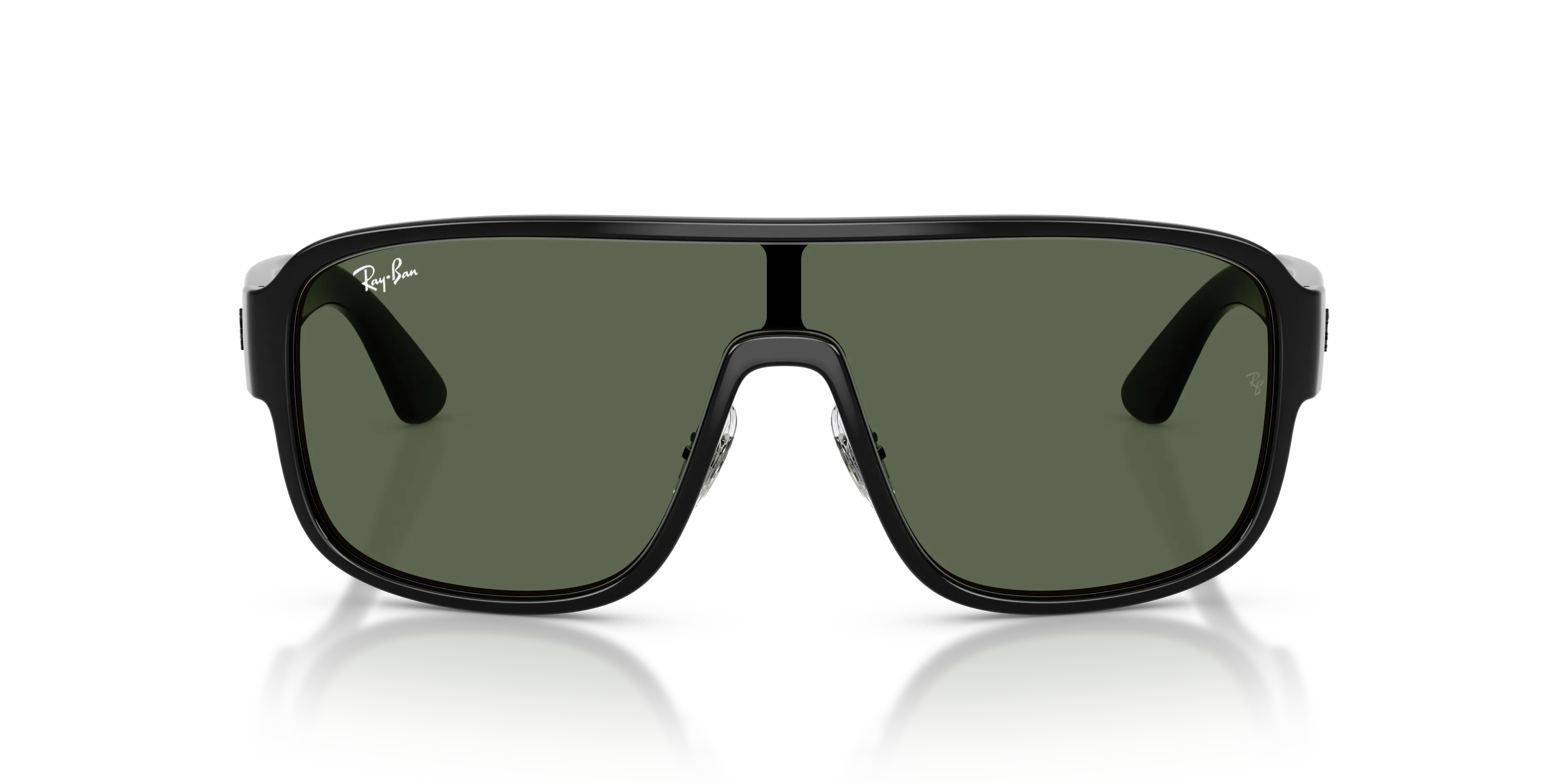 Ray - Ban RB2229 901/71 Occhiali da sole Acetato Nero Verde Squadrata Normale - immagine 3