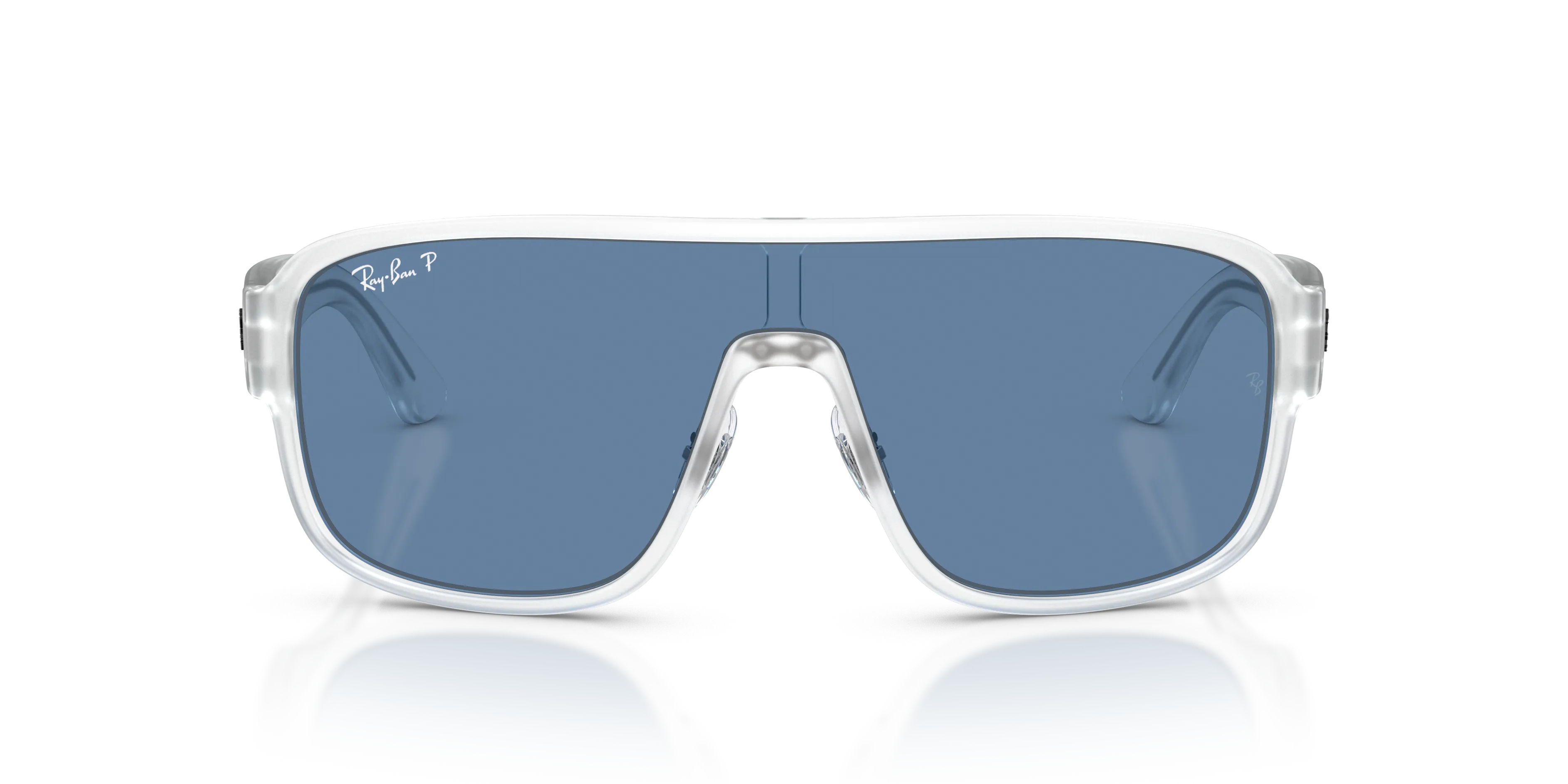 Ray - Ban RB2229 646/1C Occhiali da sole Acetato Trasparente [""] Squadrata Polarizzata - immagine 3
