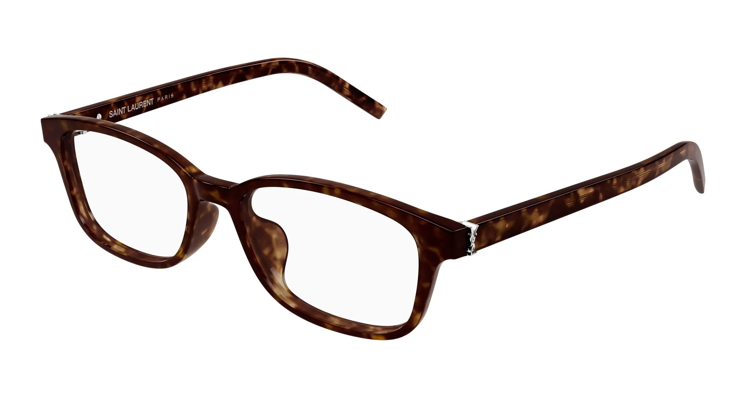 SAINT LAURENT SL M151/J 002 Montature da vista Acetato Havana Trasparente Squadrata - immagine 1