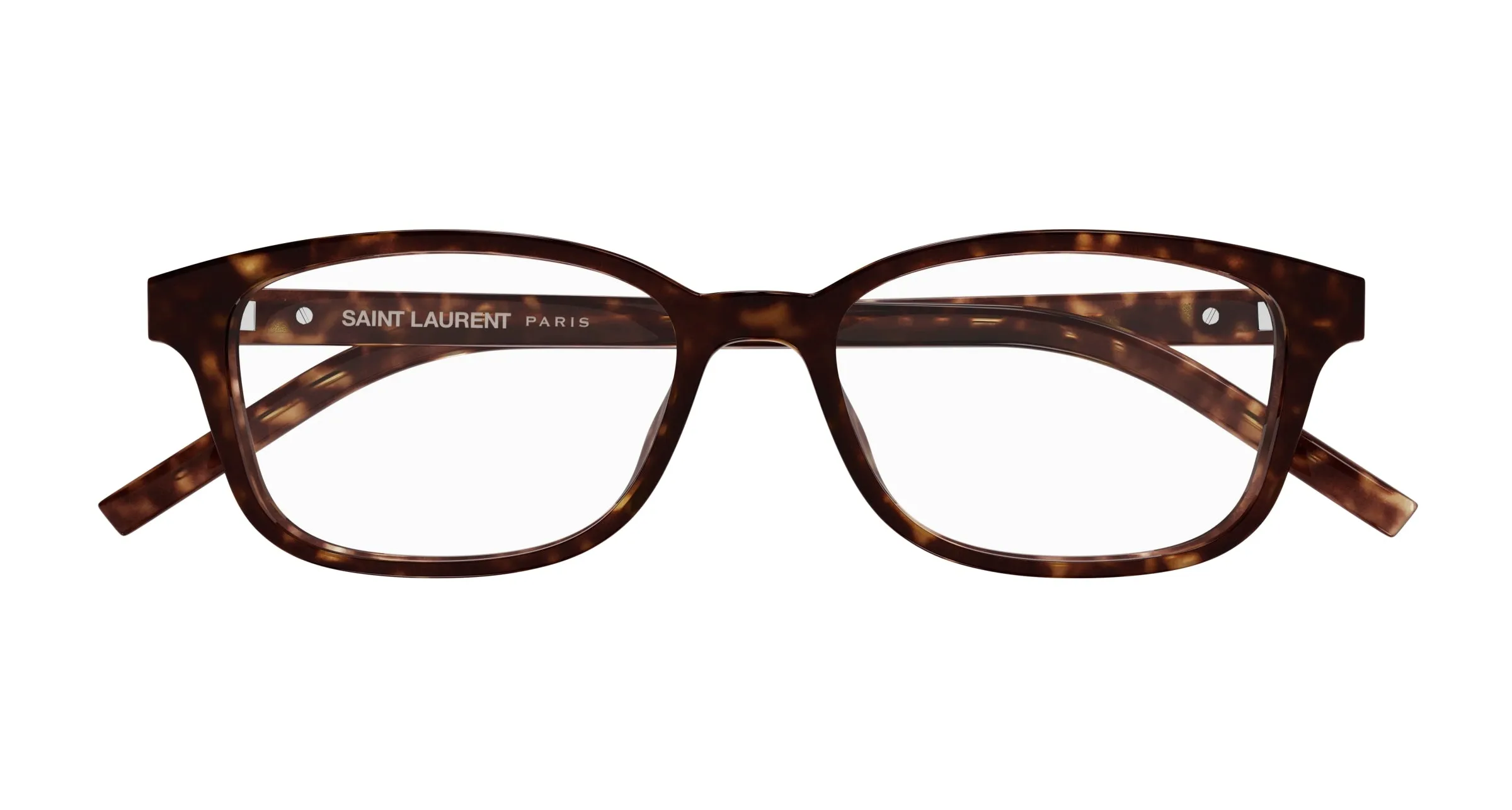 SAINT LAURENT SL M151/J 002 Montature da vista Acetato Havana Trasparente Squadrata - immagine 2