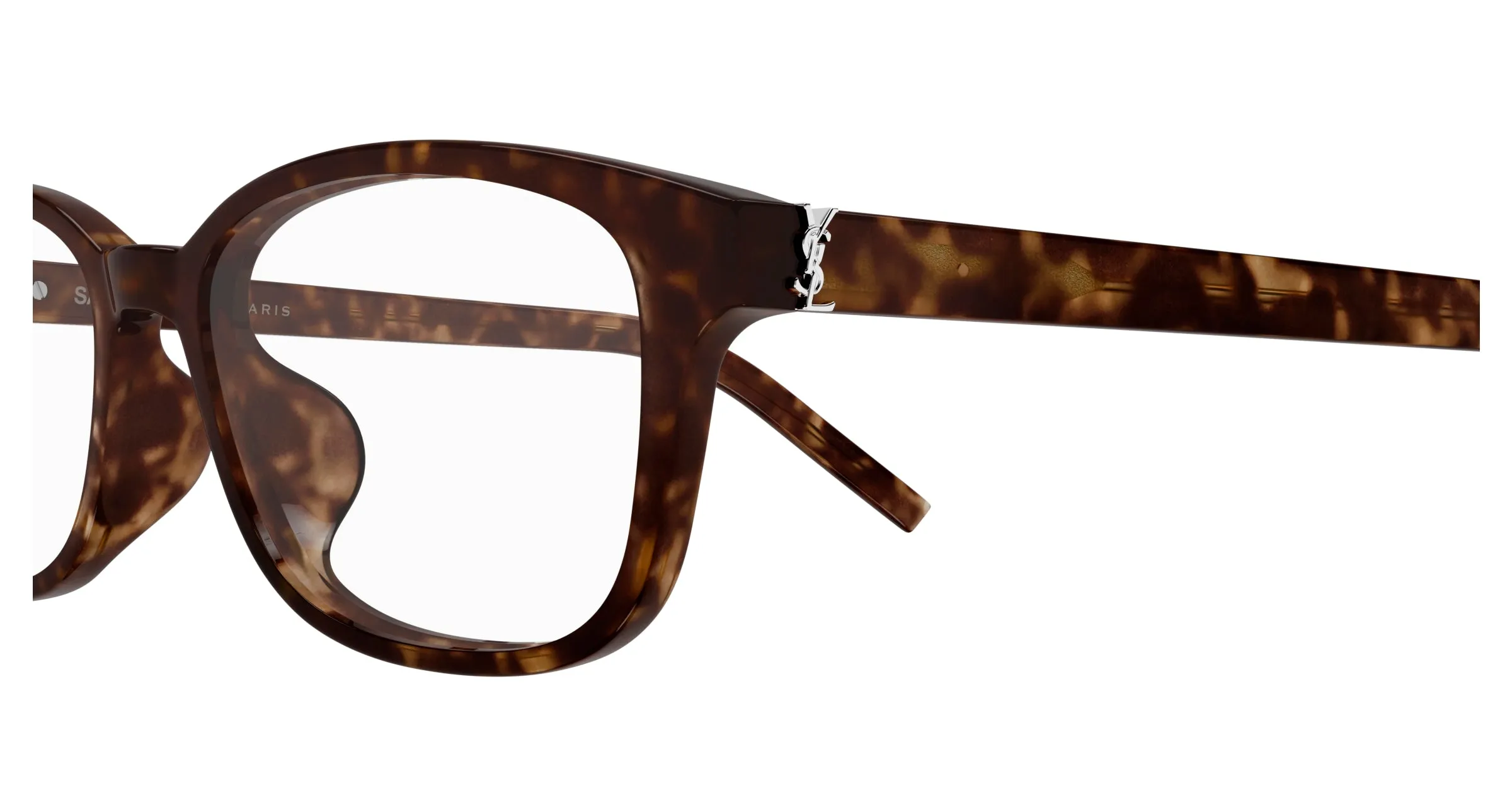 SAINT LAURENT SL M151/J 002 Montature da vista Acetato Havana Trasparente Squadrata - immagine 3