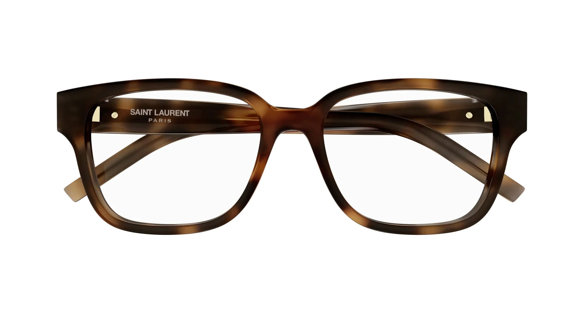 SAINT LAURENT SL M150/F 003 Montature da vista Acetato Havana Trasparente Squadrata - immagine 2