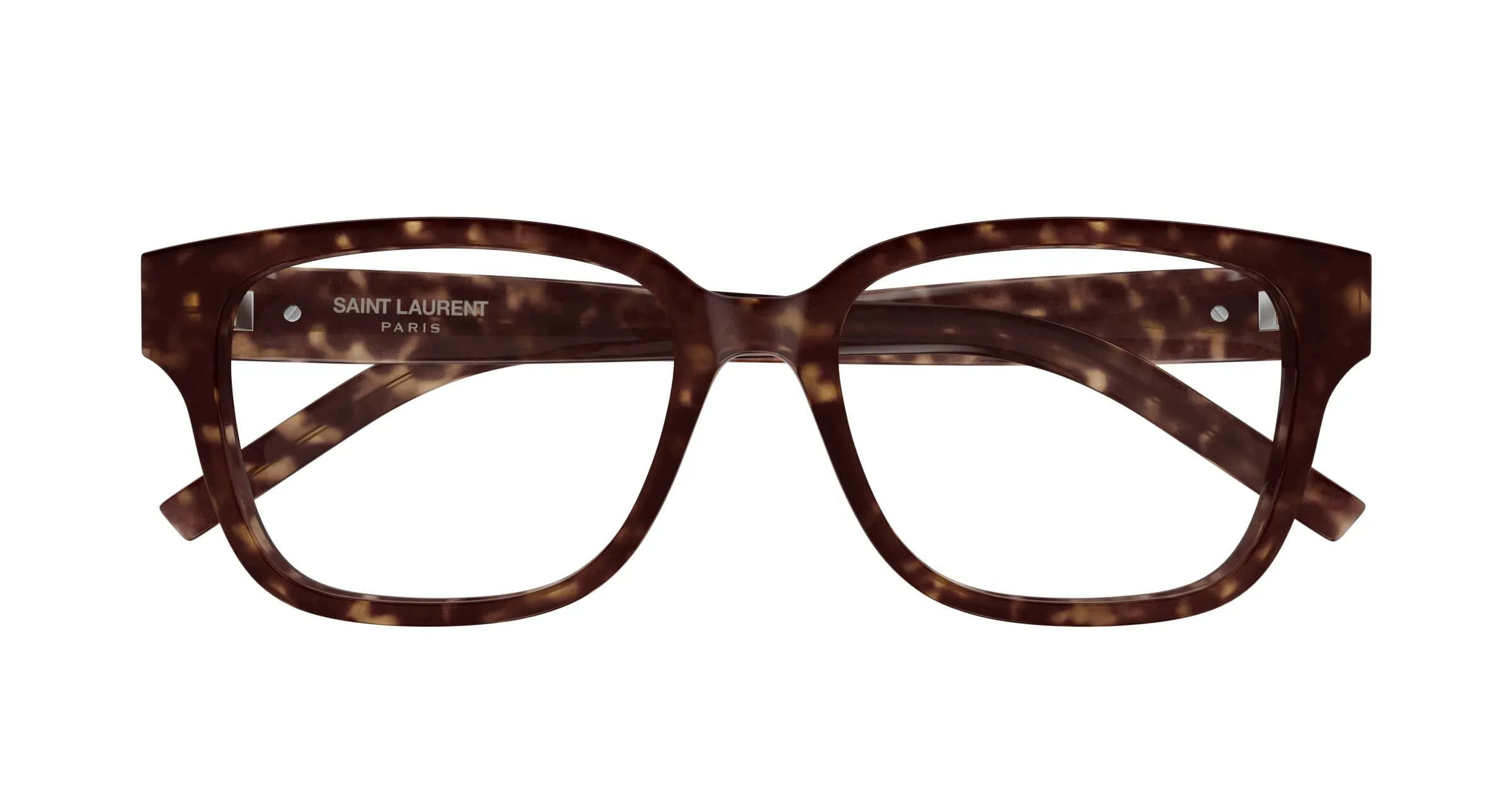 SAINT LAURENT SL M150/F 002 Montature da vista Acetato Havana Trasparente Squadrata - immagine 2