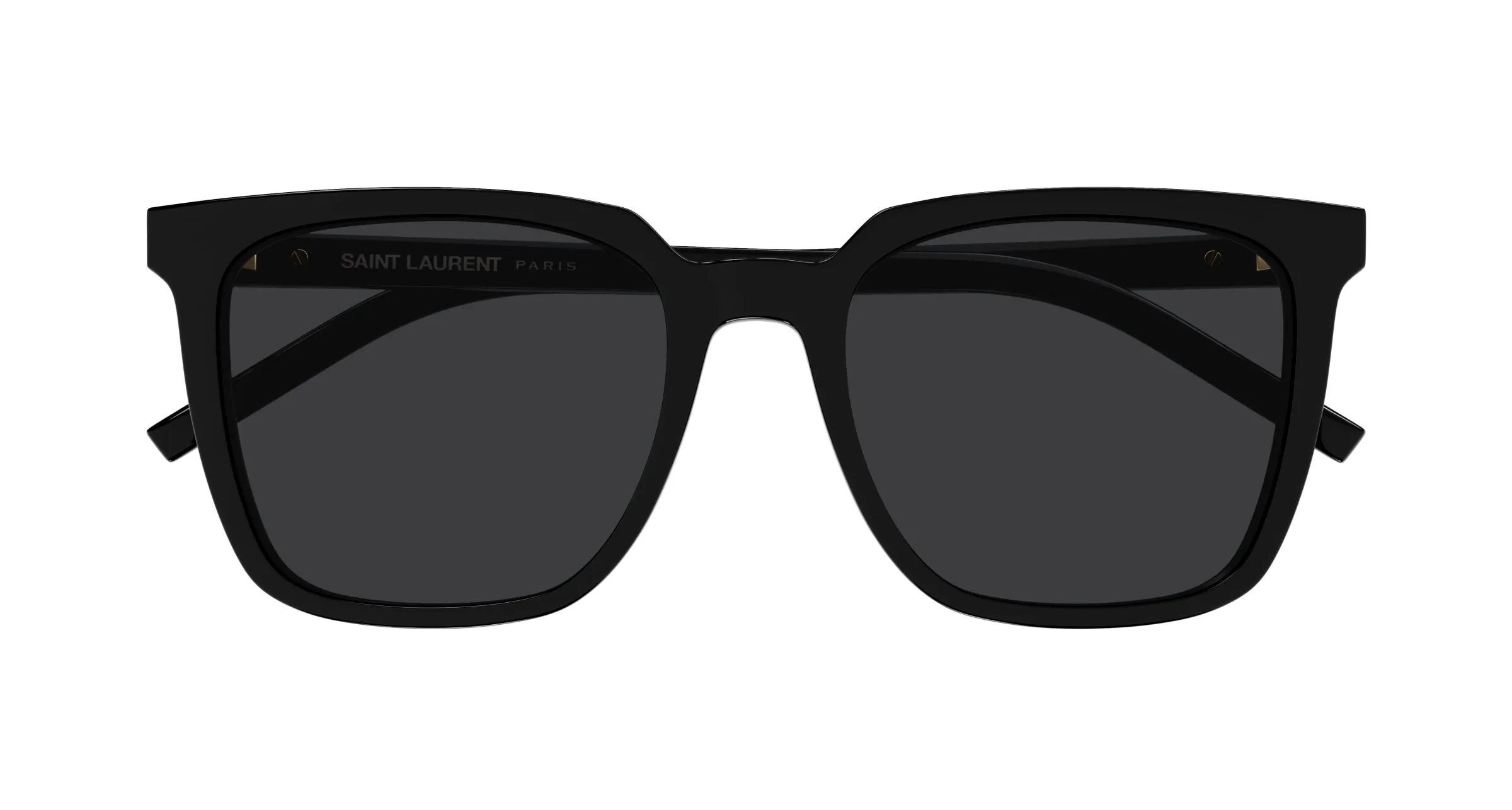 SAINT LAURENT SL M146/K 001 Occhiali da sole Acetato Nero Nero Squadrata - immagine 2