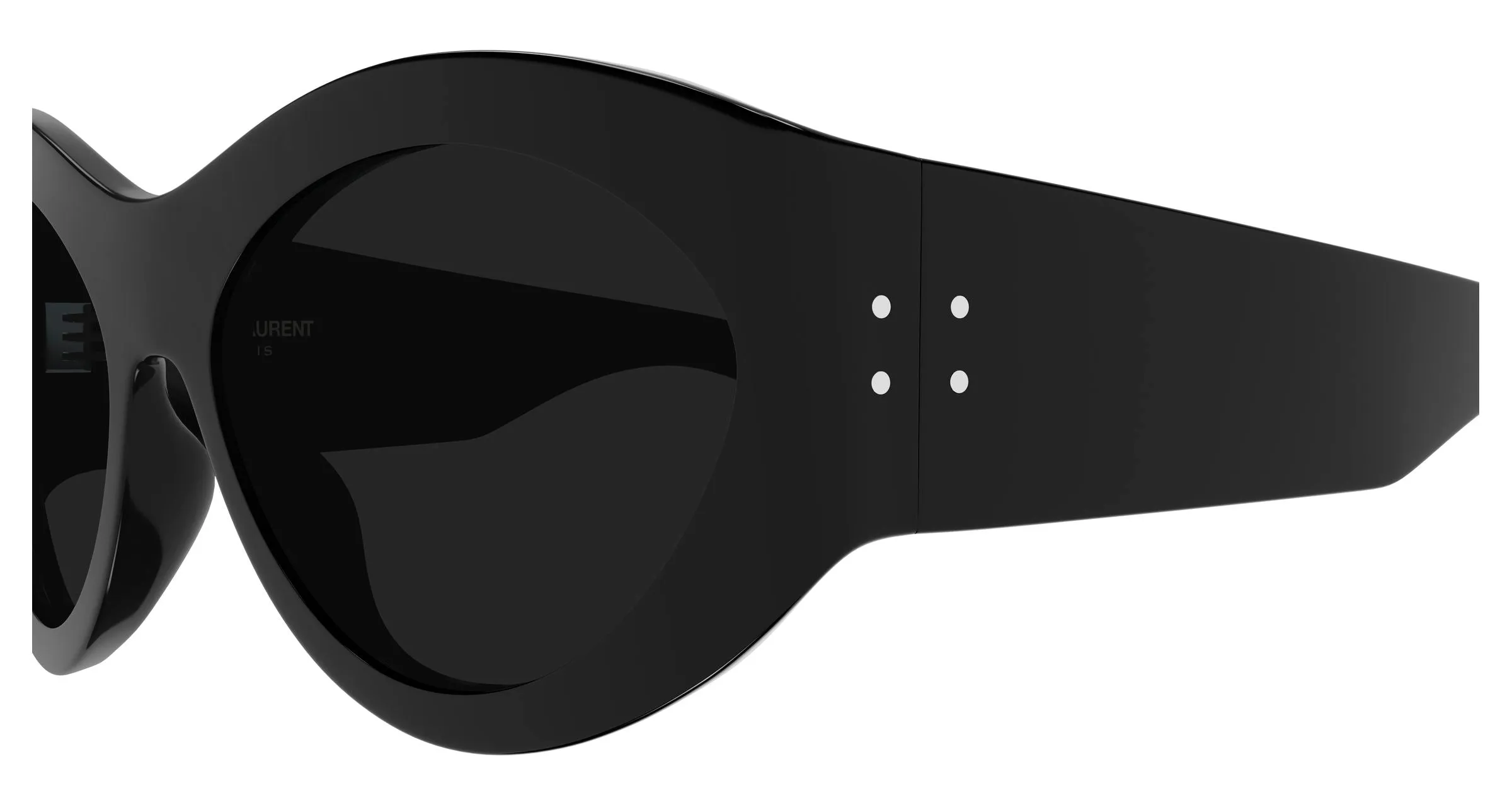 SAINT LAURENT SL 854/F 001 Occhiali da sole Acetato Nero Nero Geometrica - immagine 3