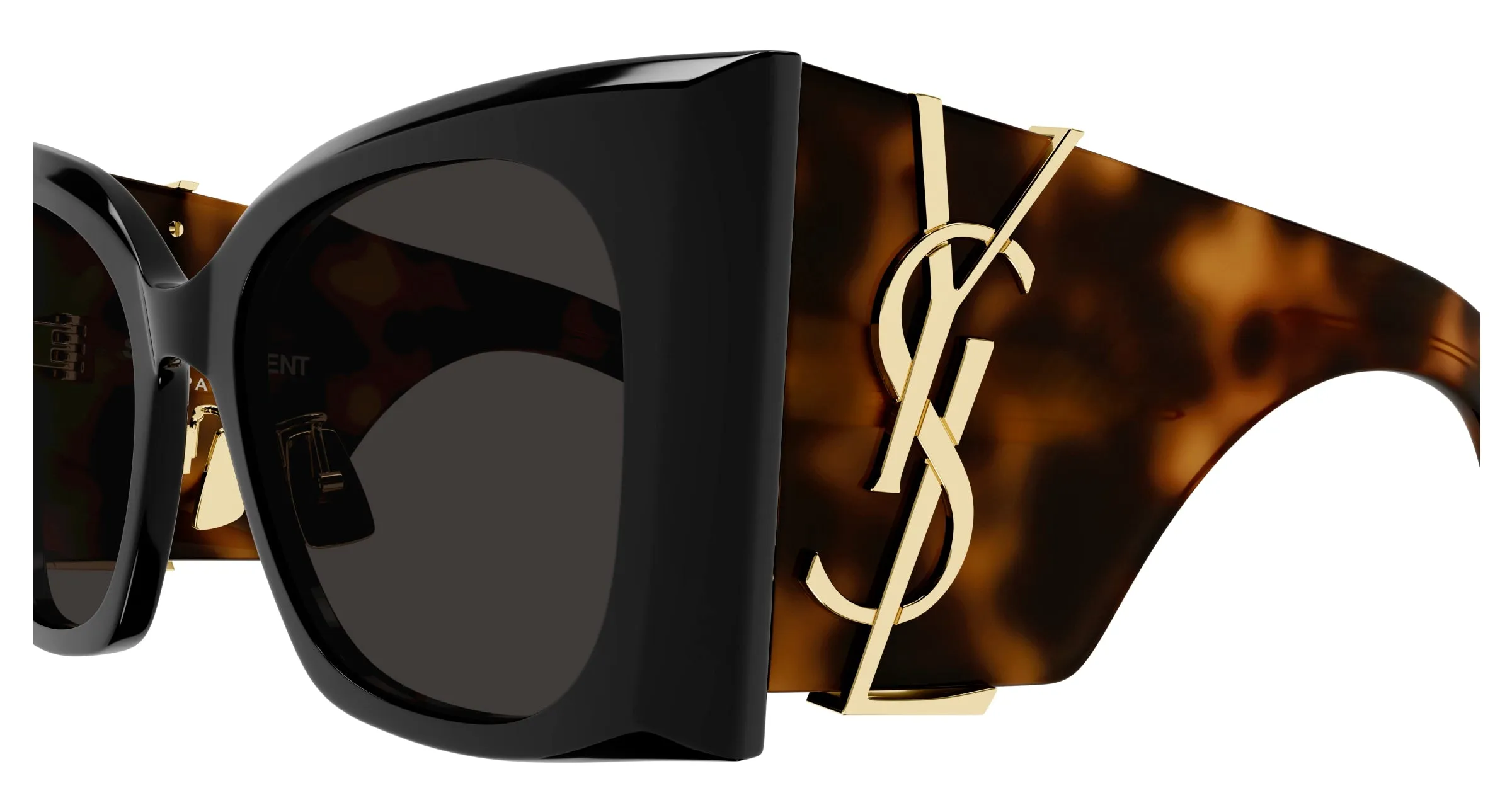 SAINT LAURENT SL M119/F BLAZE 003 Occhiali da sole Acetato Nero Nero Cat Eye - immagine 3