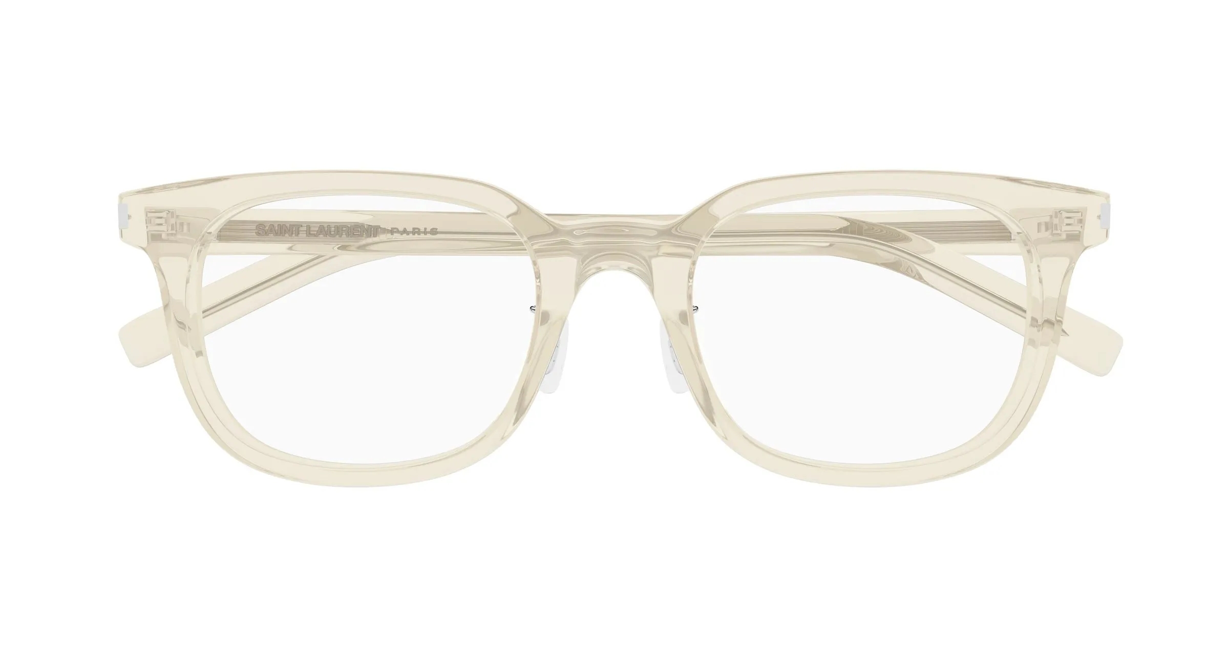 SAINT LAURENT SL 840/J 004 Montature da vista Acetato Giallo Trasparente Squadrata - immagine 2